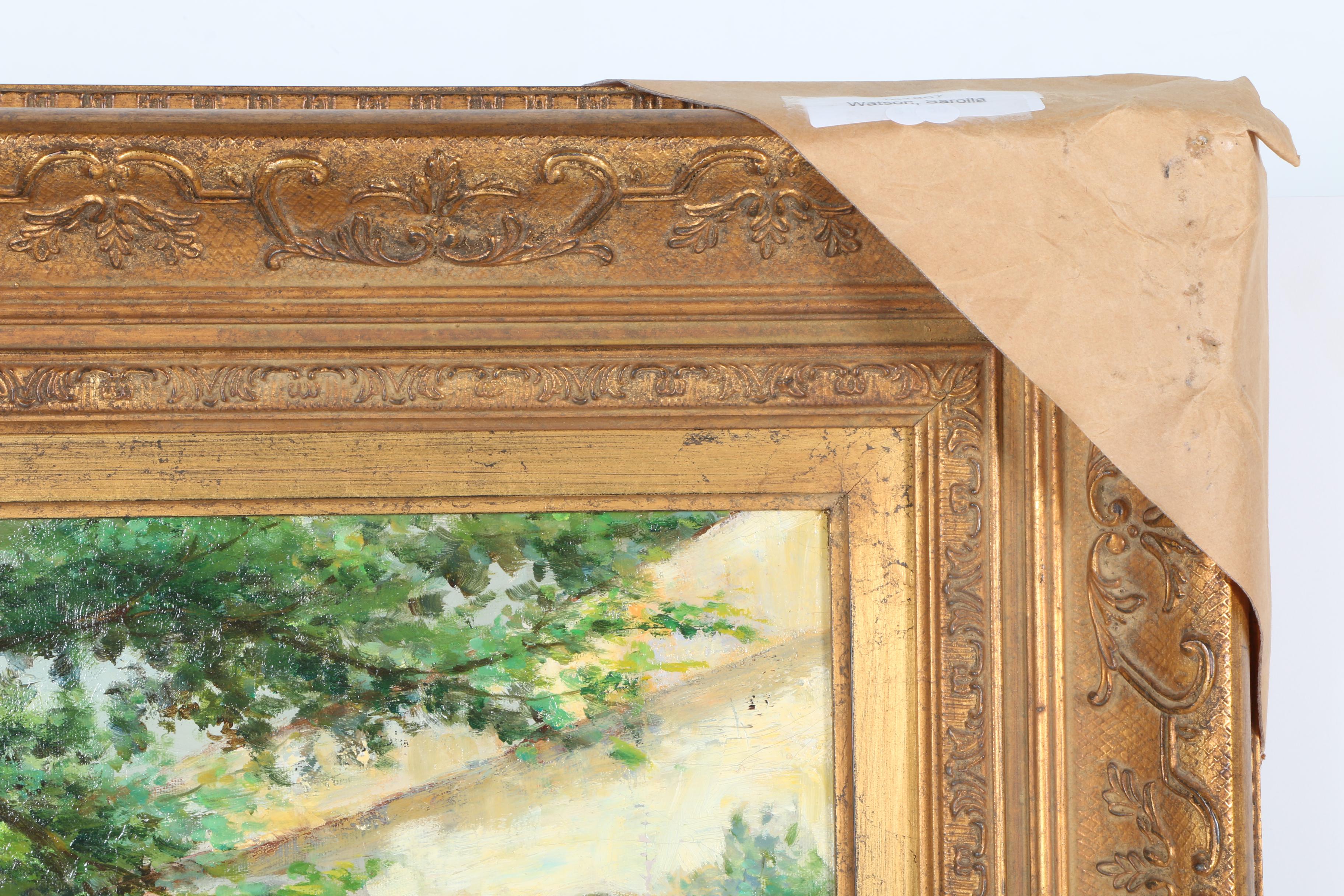 R. Watson Oil Painting on Canvas "Sarolla Museum"