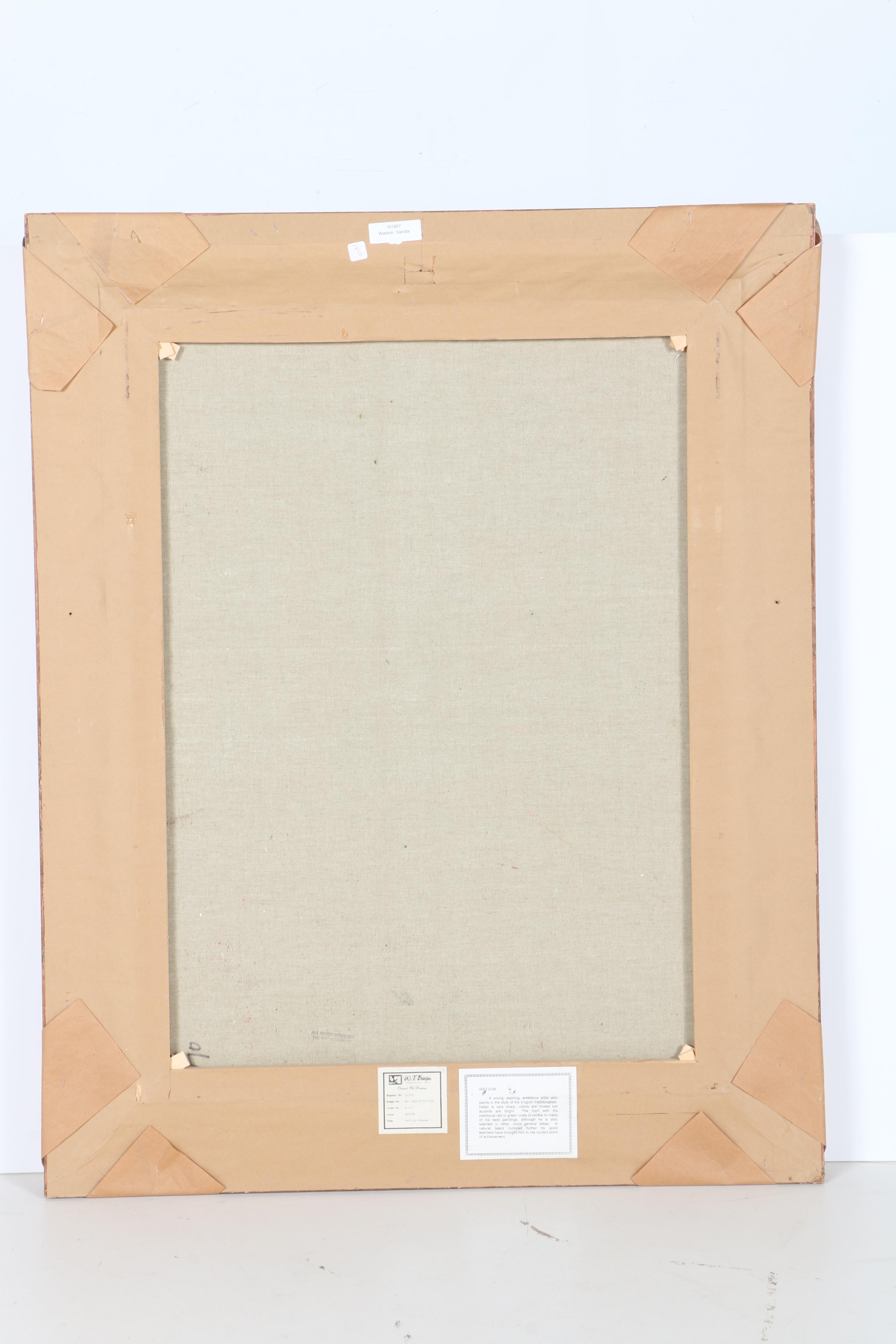 R. Watson Oil Painting on Canvas "Sarolla Museum"