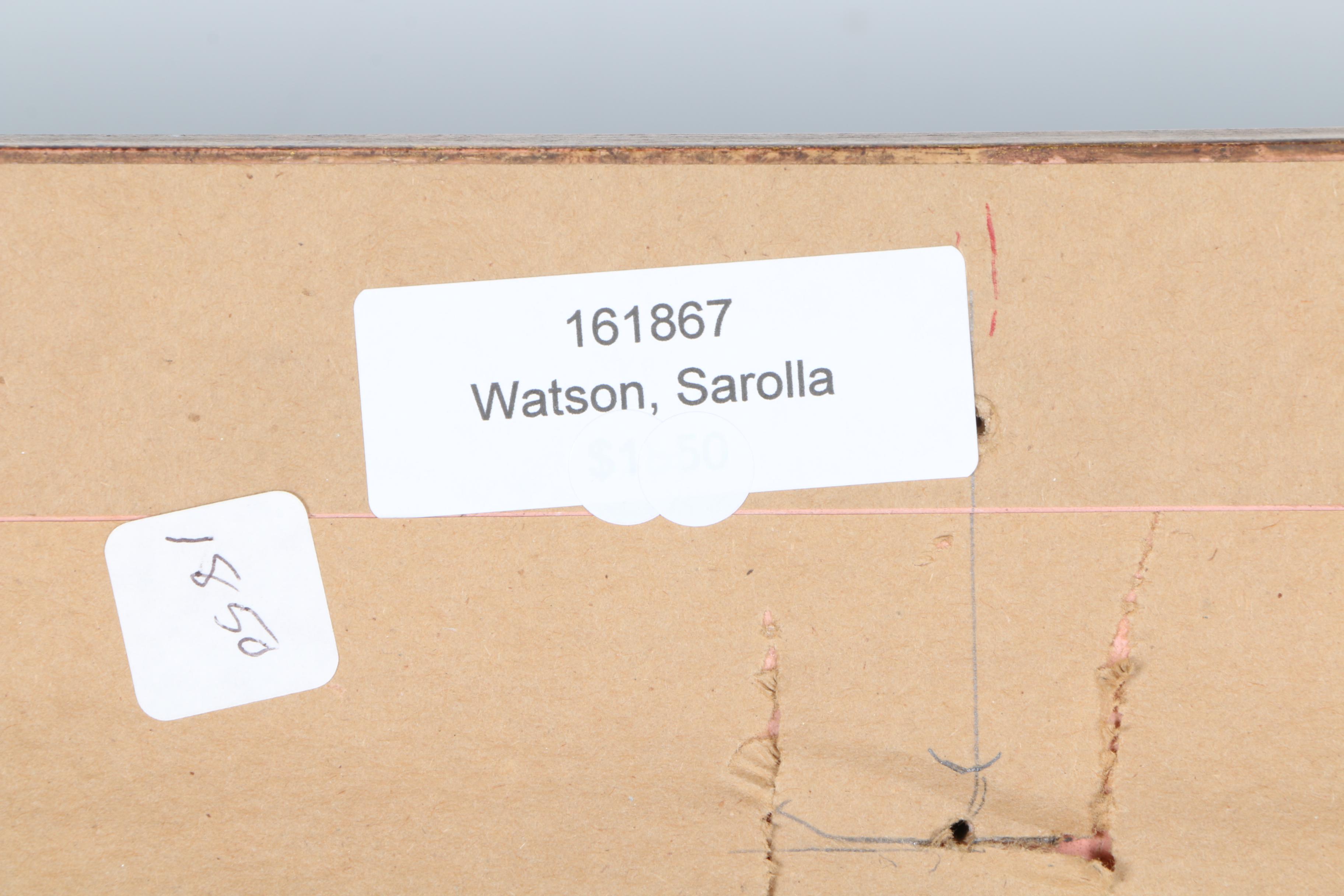 R. Watson Oil Painting on Canvas "Sarolla Museum"