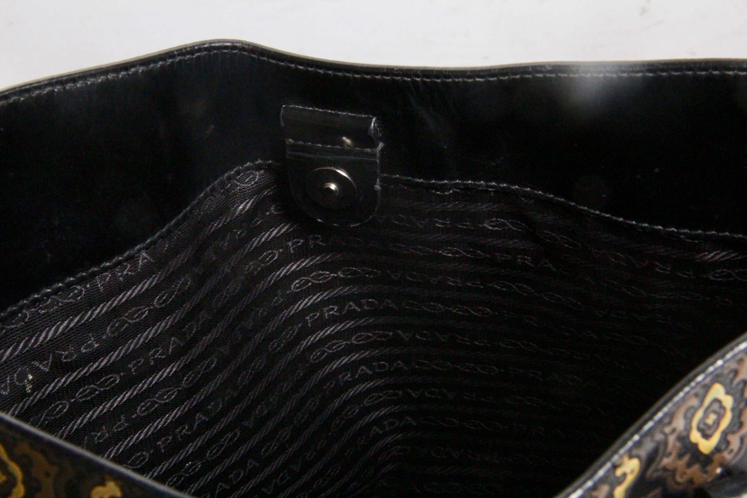 Prada Leather Tile Tote