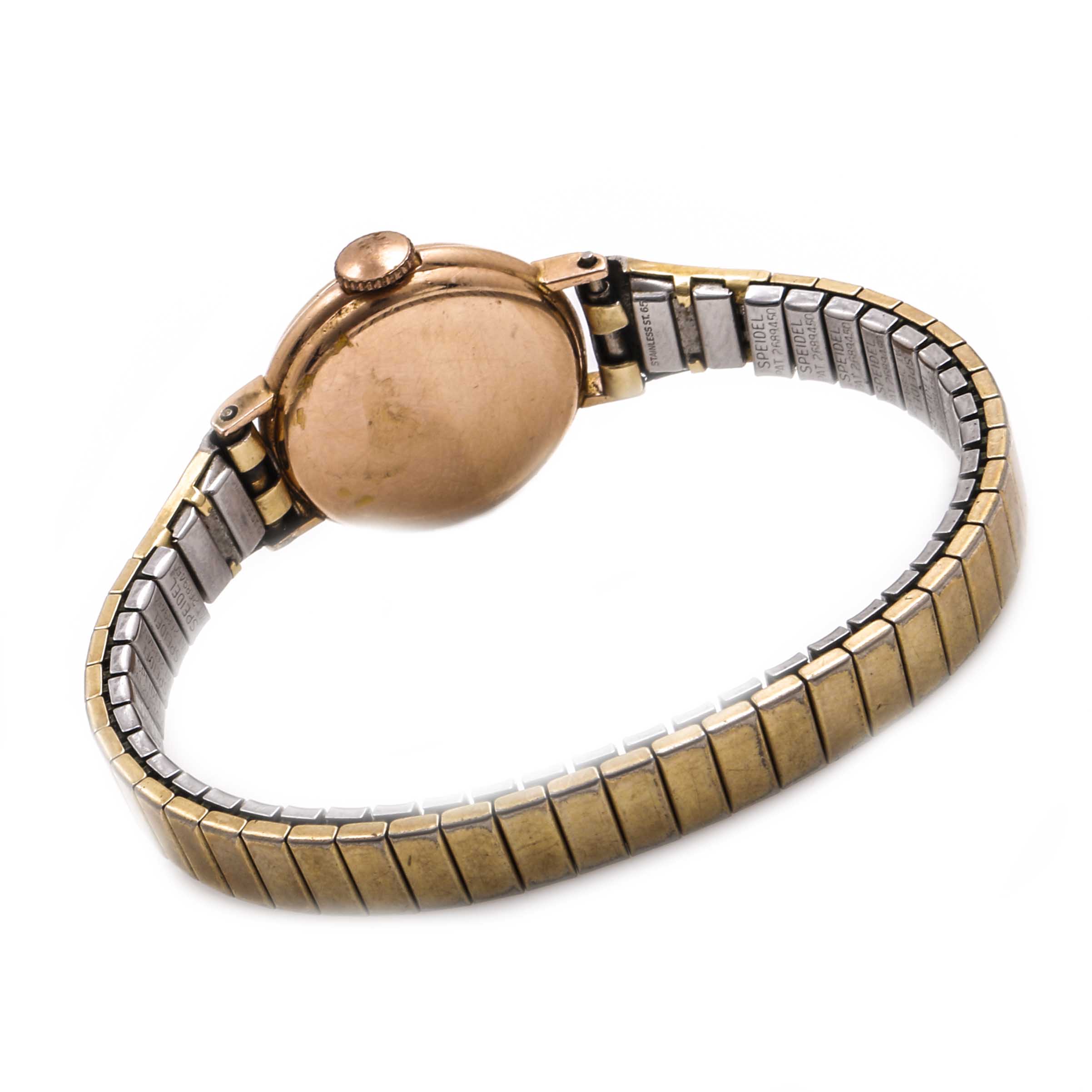 14K Yellow Gold Rolex Watch With Speidel Expansion Bracelet