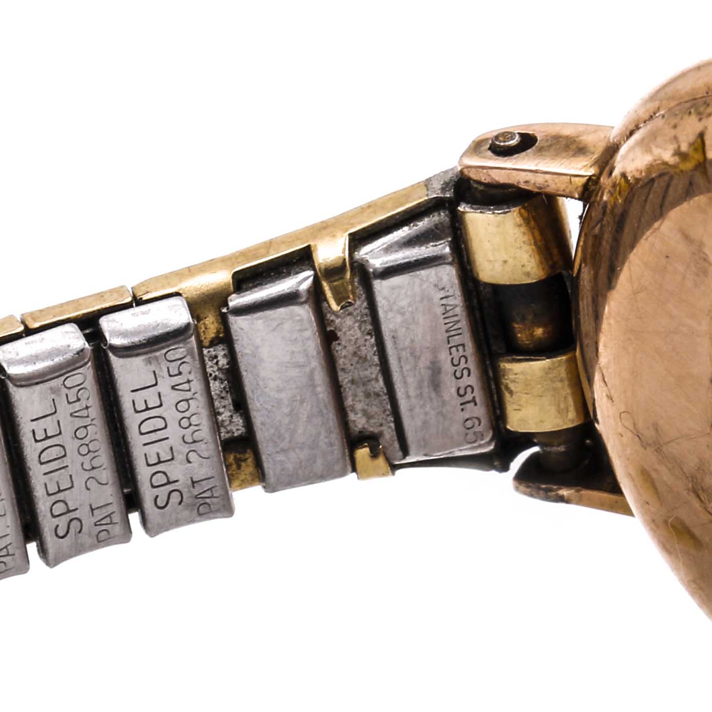 14K Yellow Gold Rolex Watch With Speidel Expansion Bracelet