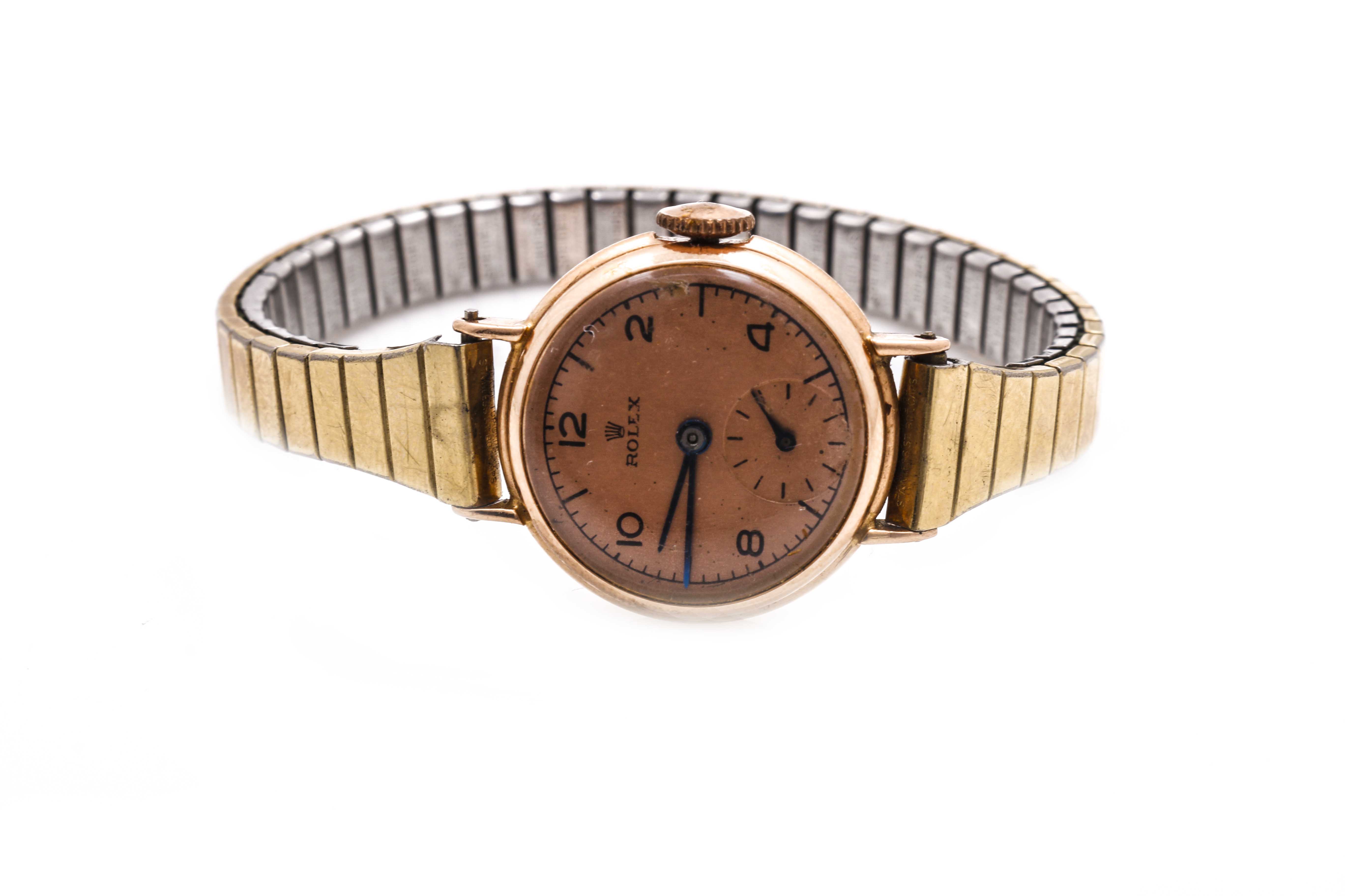 14K Yellow Gold Rolex Watch With Speidel Expansion Bracelet