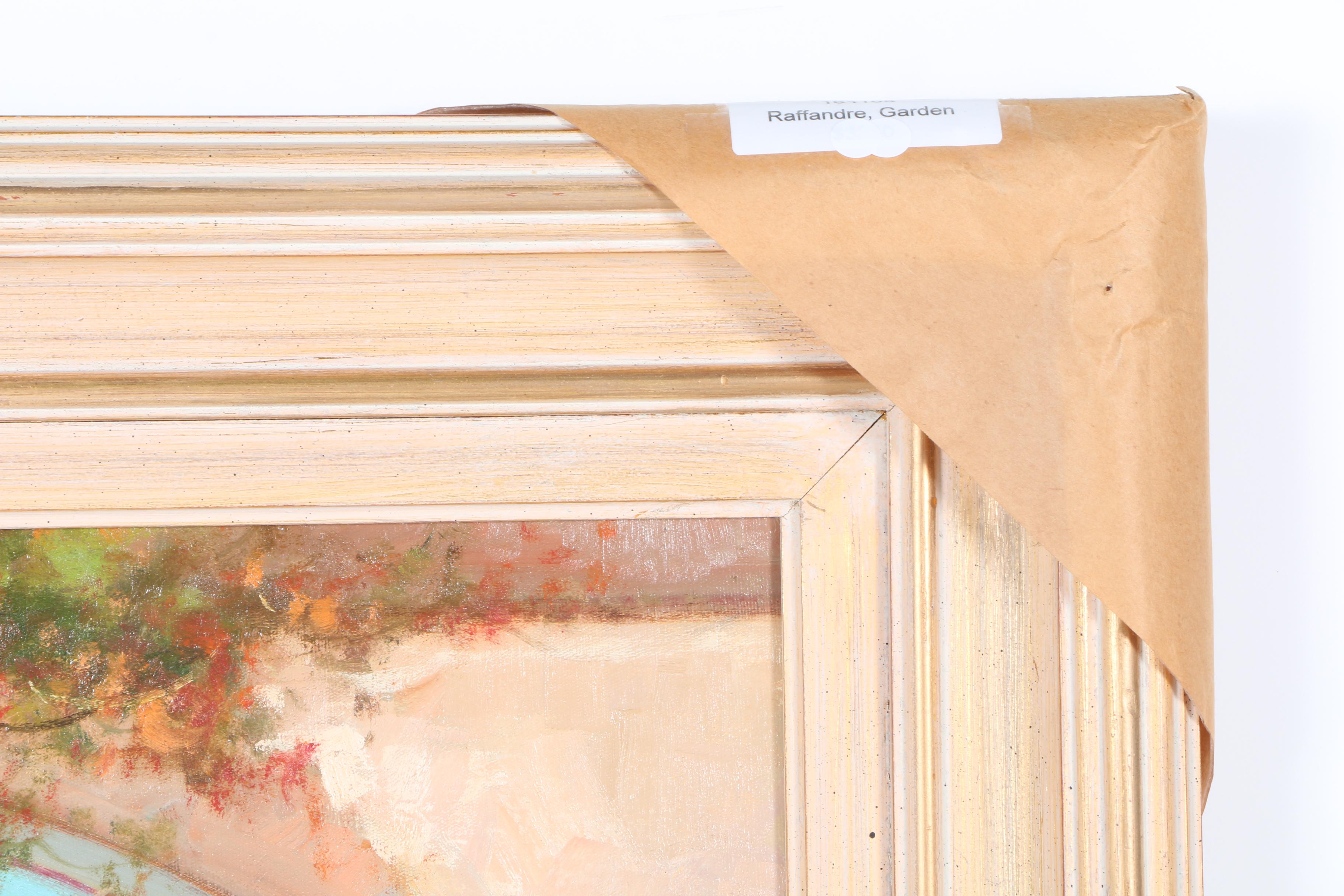 Raffandre Oil Painting on Canvas "Garden Landscape"