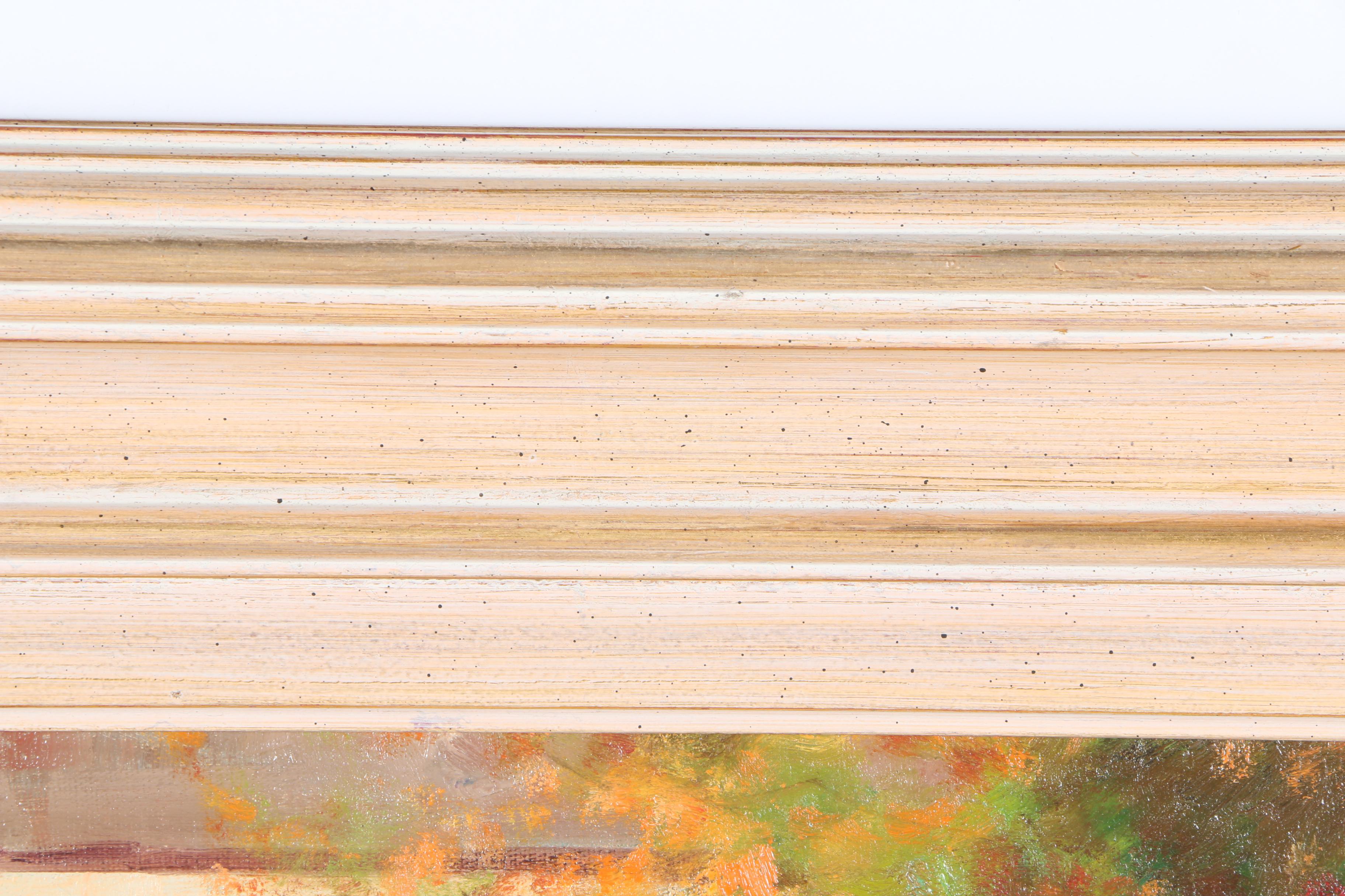 Raffandre Oil Painting on Canvas "Garden Landscape"