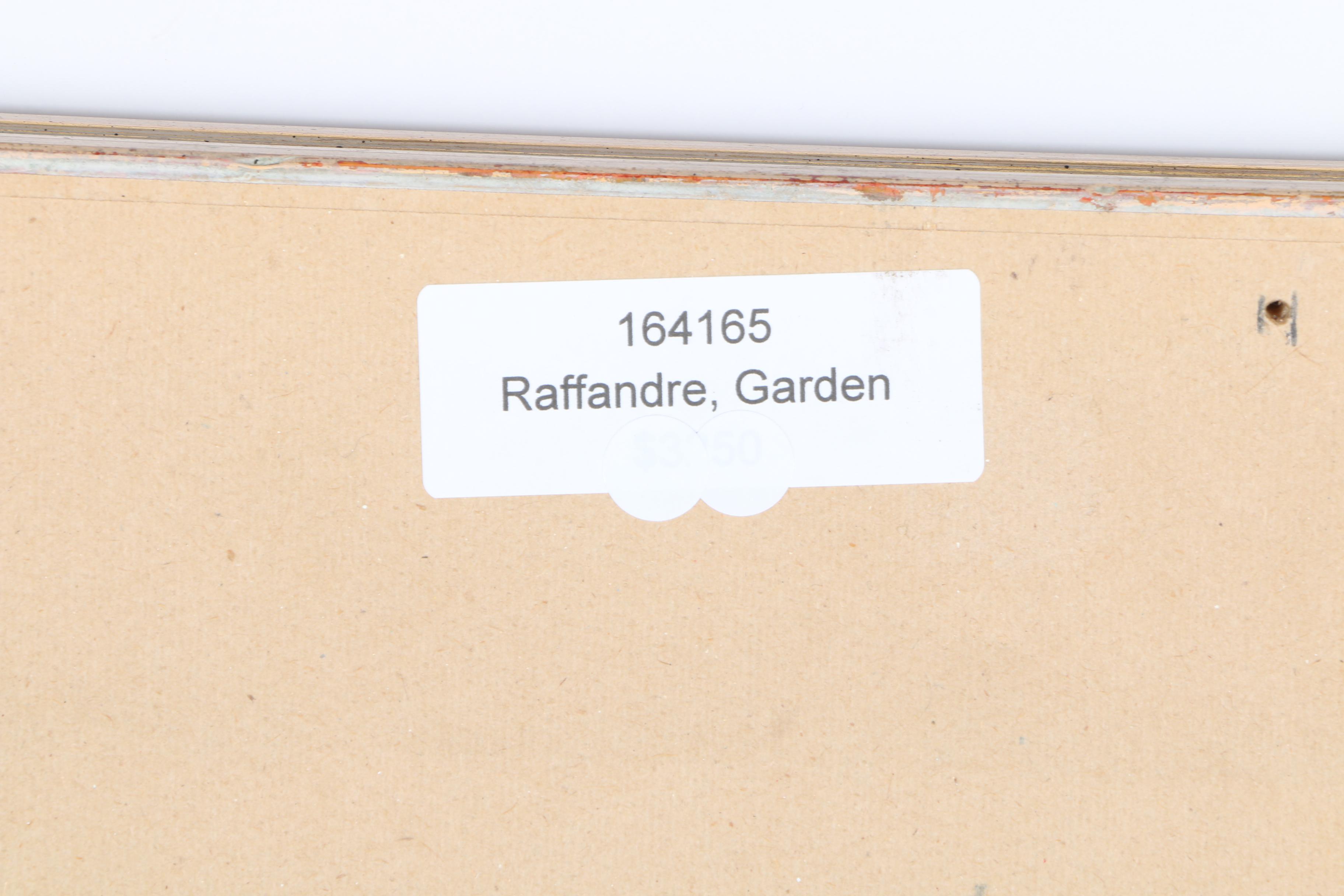 Raffandre Oil Painting on Canvas "Garden Landscape"