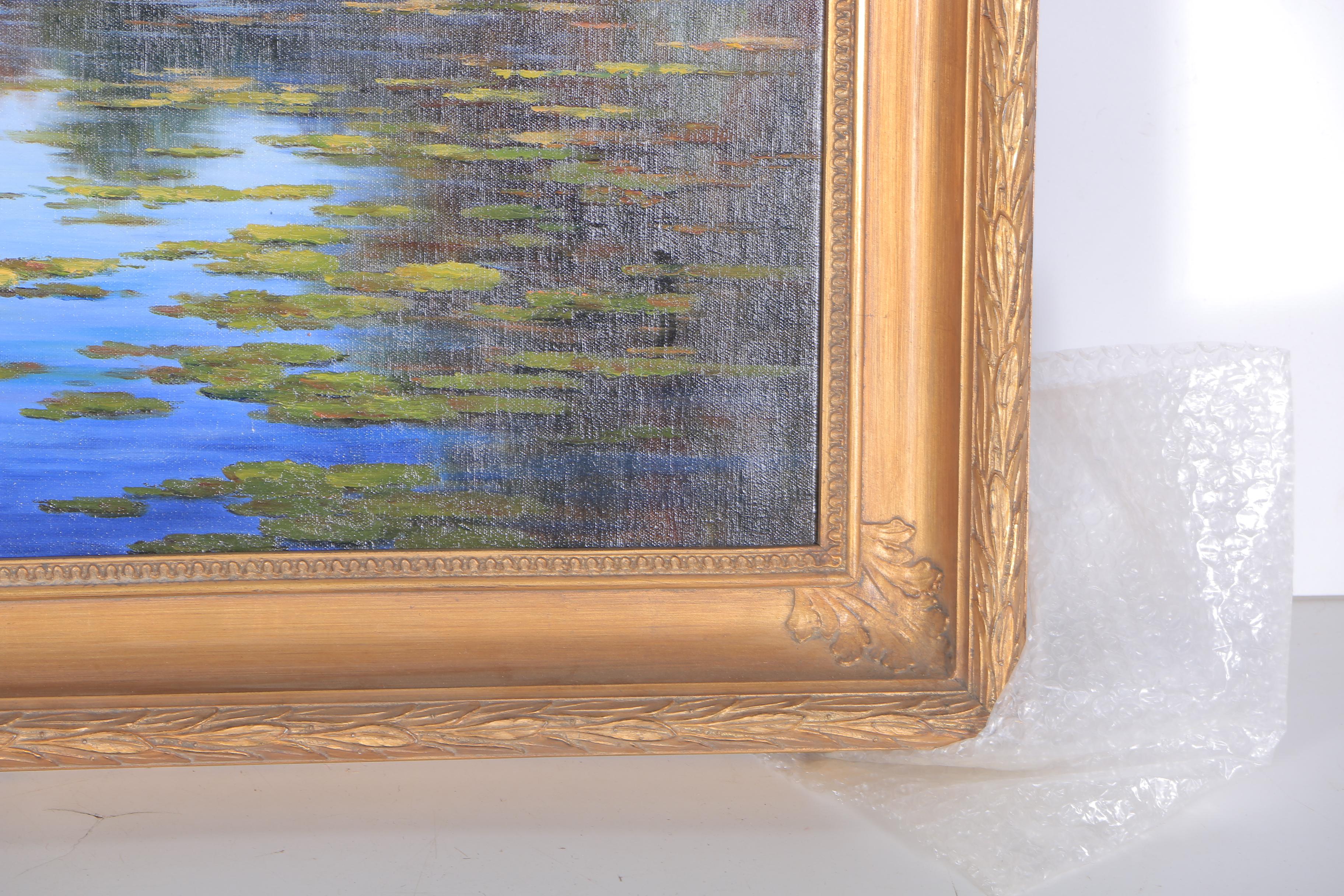 Joyce Lee Oil Painting on Canvas "Lake"