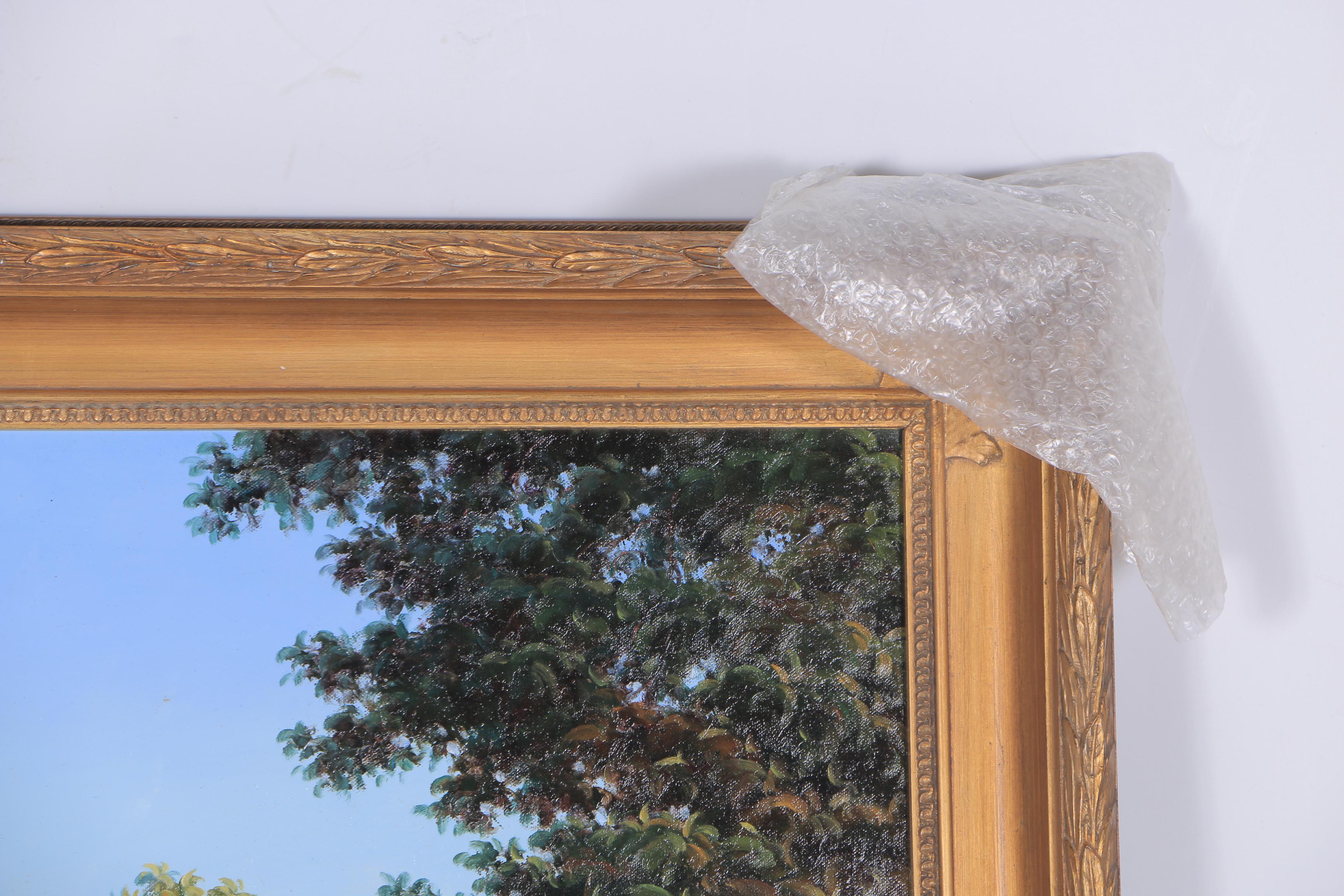 Joyce Lee Oil Painting on Canvas "Lake"