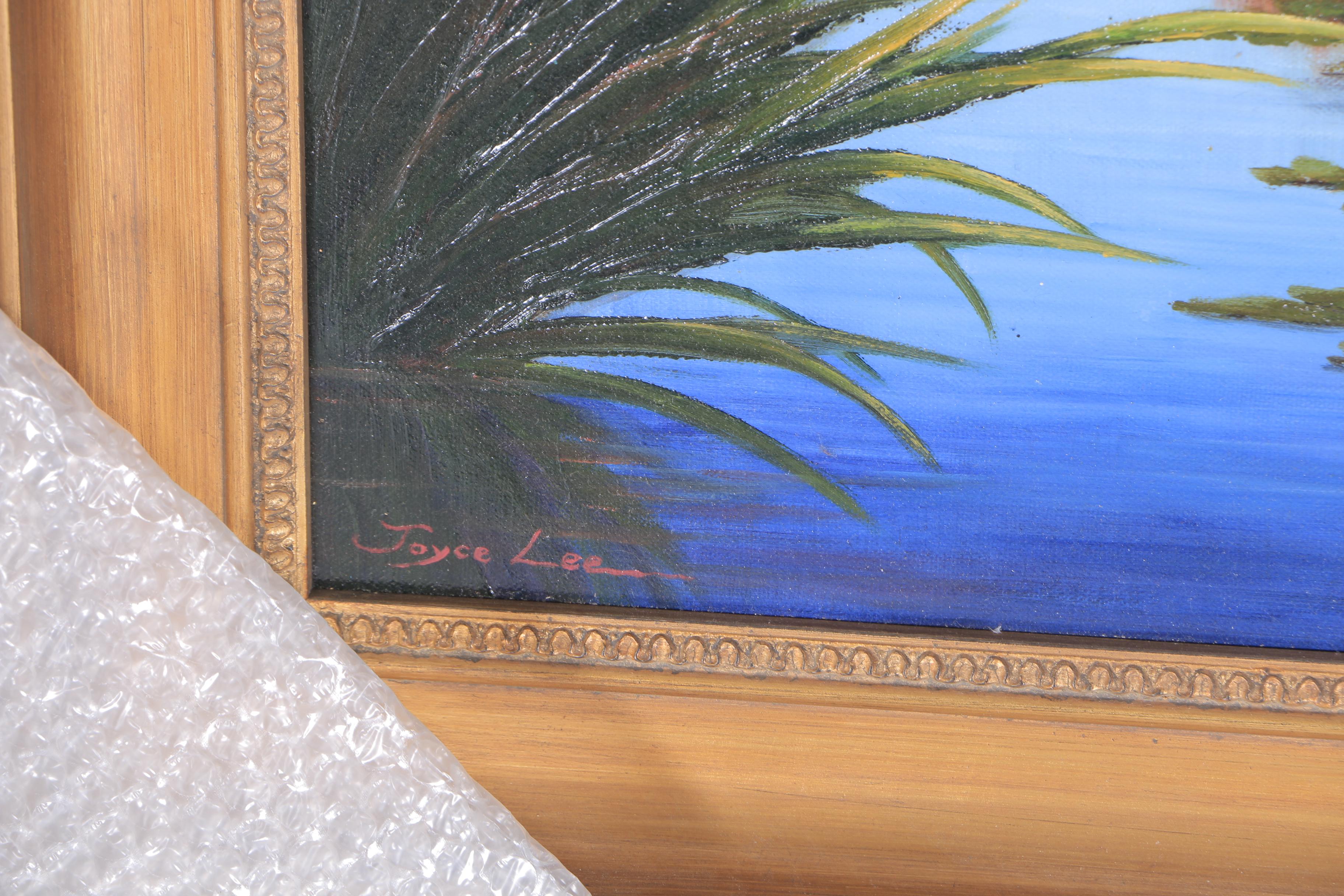 Joyce Lee Oil Painting on Canvas "Lake"