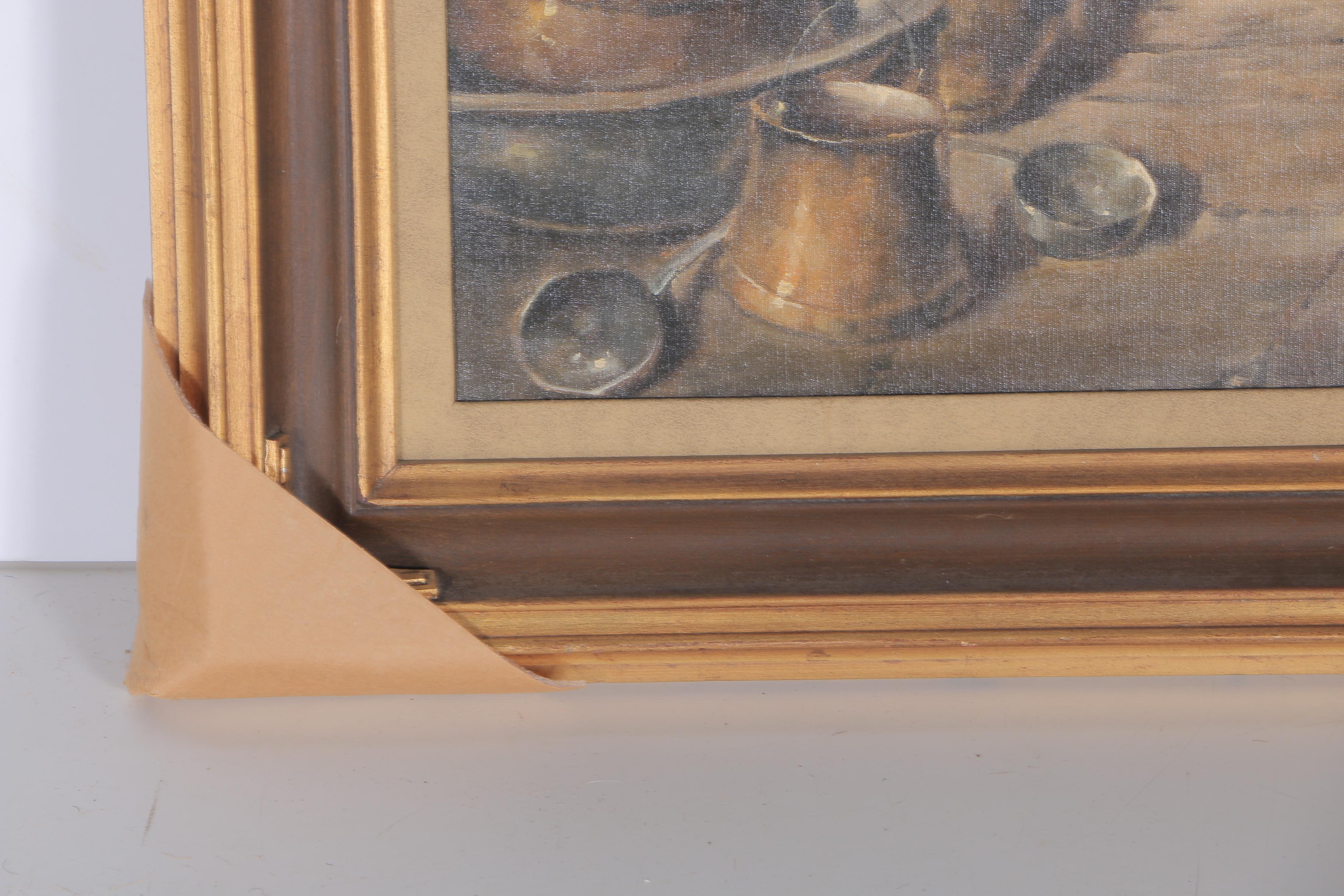 Cornett Oil Painting on Canvas "Tinsmith"