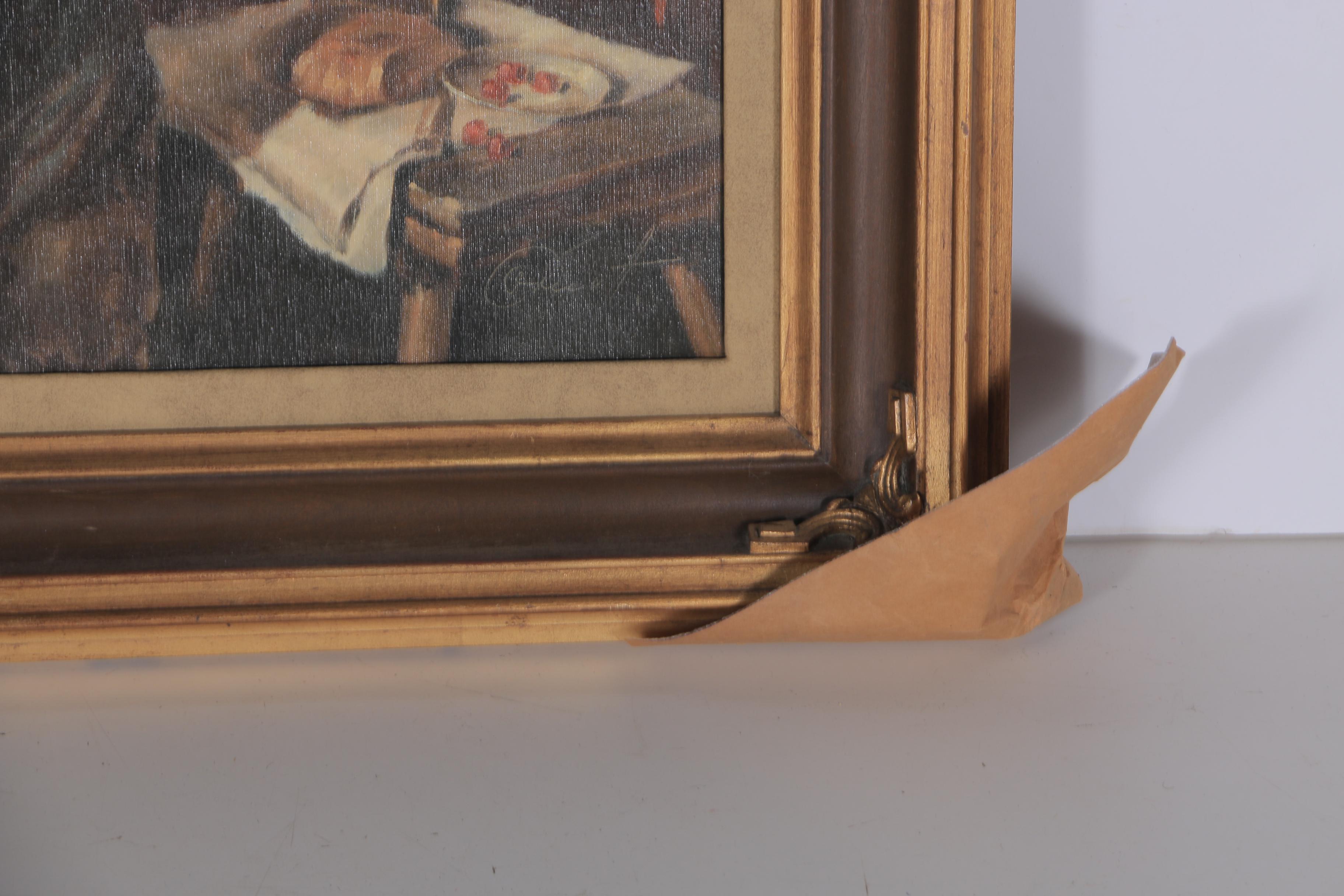 Cornett Oil Painting on Canvas "Tinsmith"