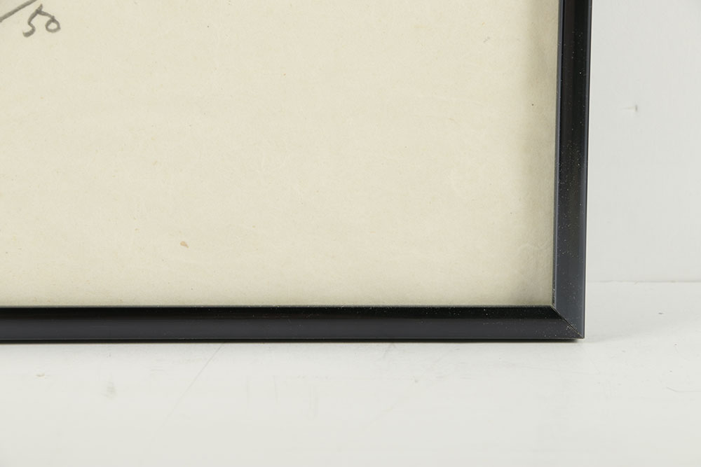 Yoshitoshi Mori Kappazuri Stencil Print on Paper "Intimacy Red and Black"