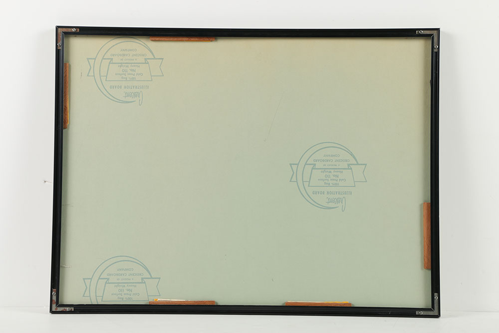 Yoshitoshi Mori Kappazuri Stencil Print on Paper "Intimacy Red and Black"