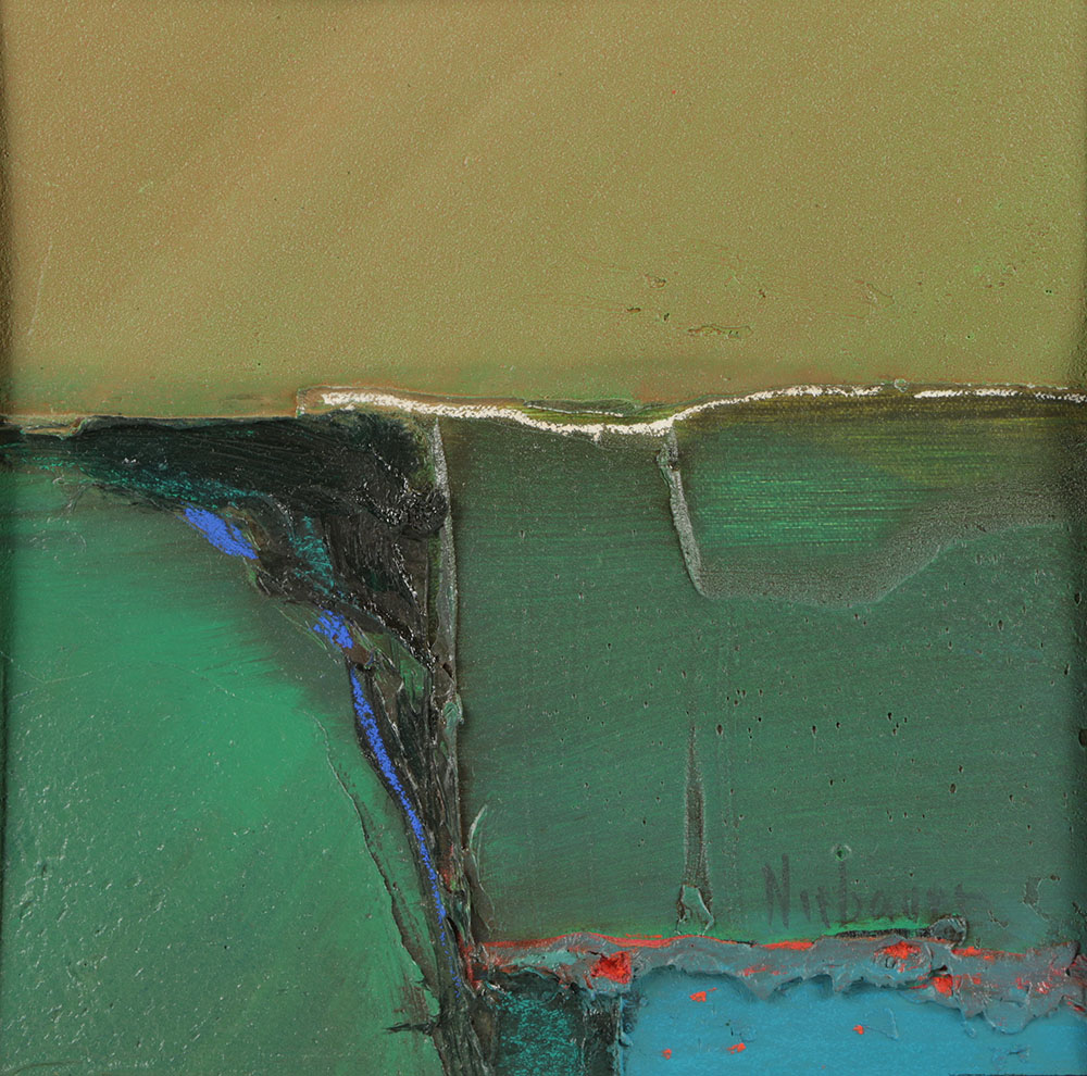 Brian Niebauer Abstract Oil Painting on Canvas Board "Mysterious"