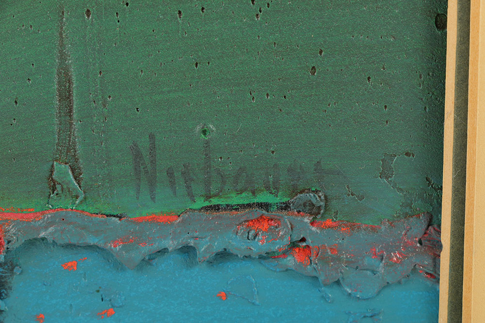 Brian Niebauer Abstract Oil Painting on Canvas Board "Mysterious"