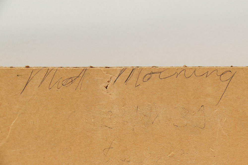 Brian Niebauer Abstract Oil Painting on Canvas Board "Mysterious"