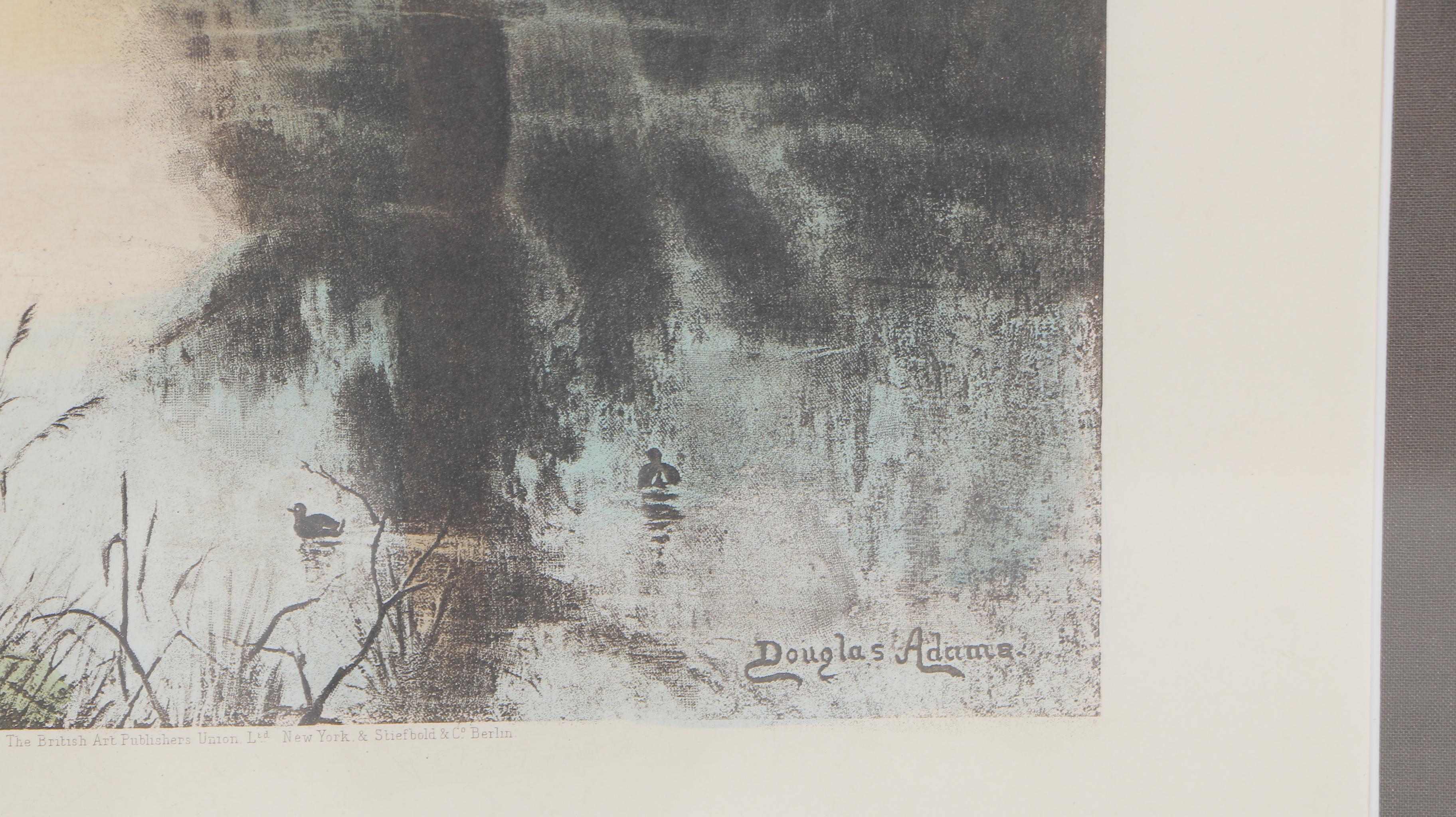 After Douglas Adams Lithograph on Paper "Autumn Gold"