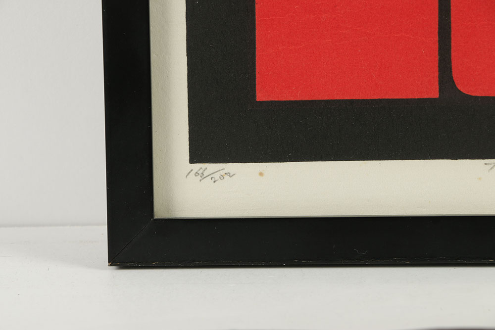 Haku Maki Woodblock Print on Paper "76-33 (Commonplace)"