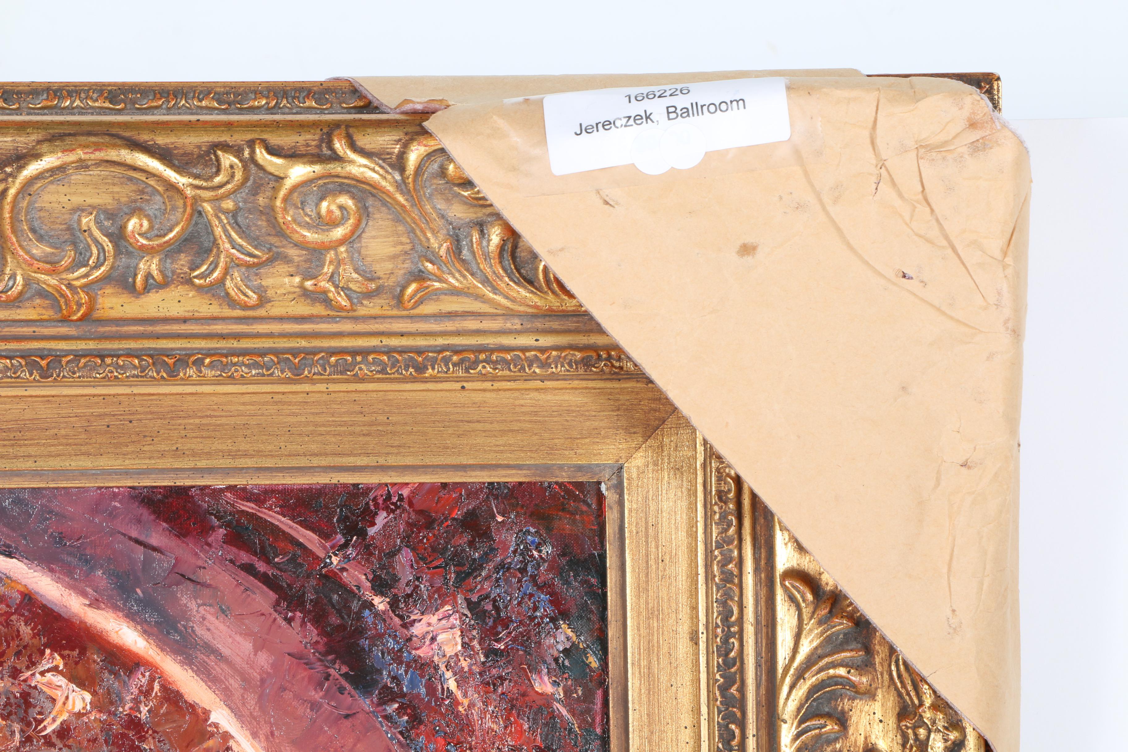 Christian Jereczek Oil Painting on Canvas "Stairway to Ballroom"