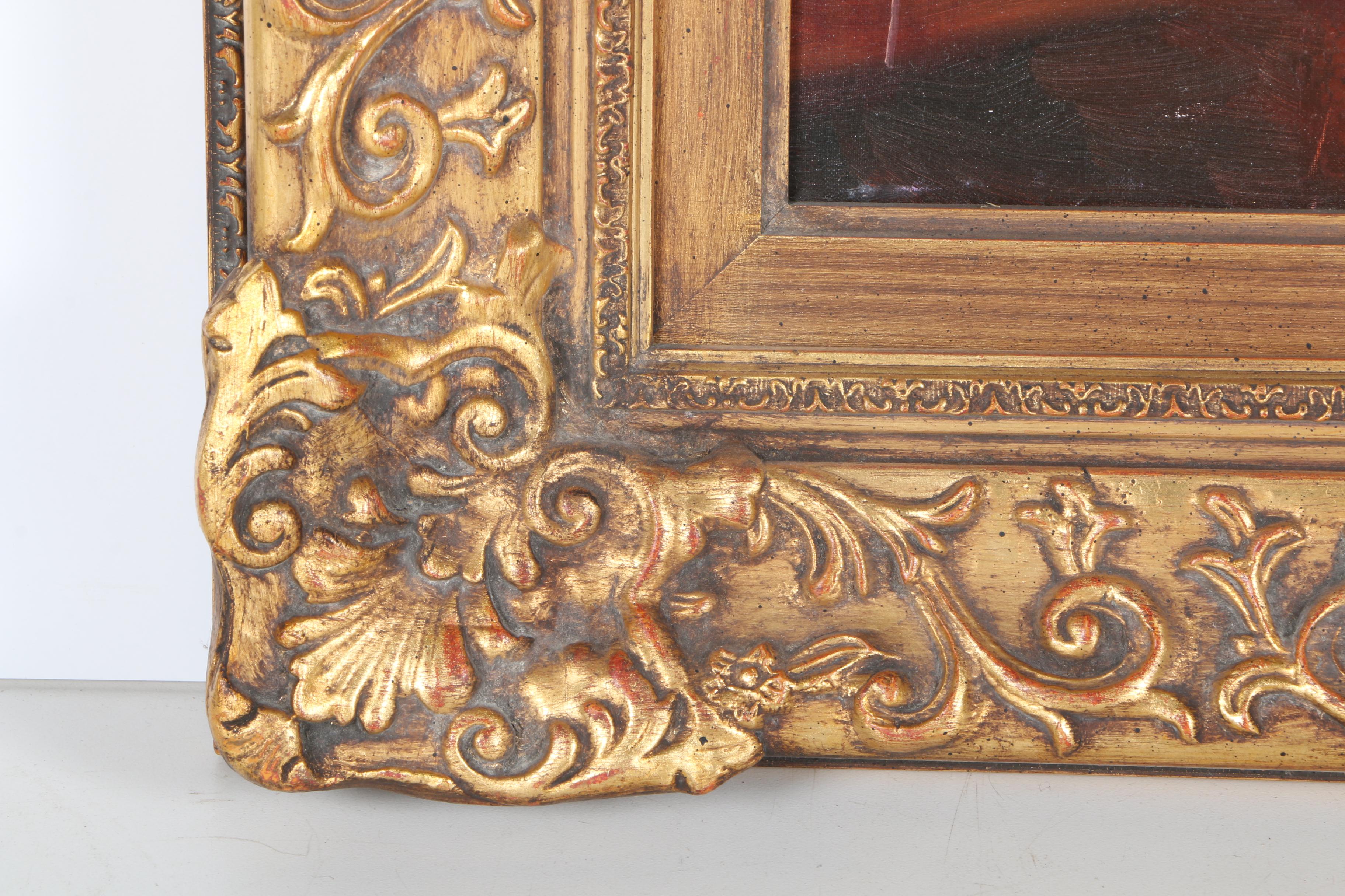 Christian Jereczek Oil Painting on Canvas "Stairway to Ballroom"