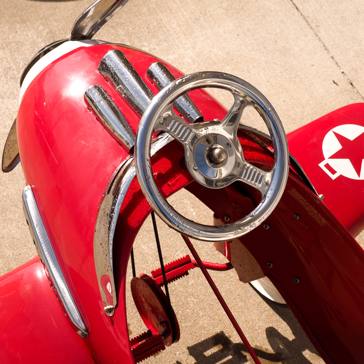 Retro Sky King Pedal Plane