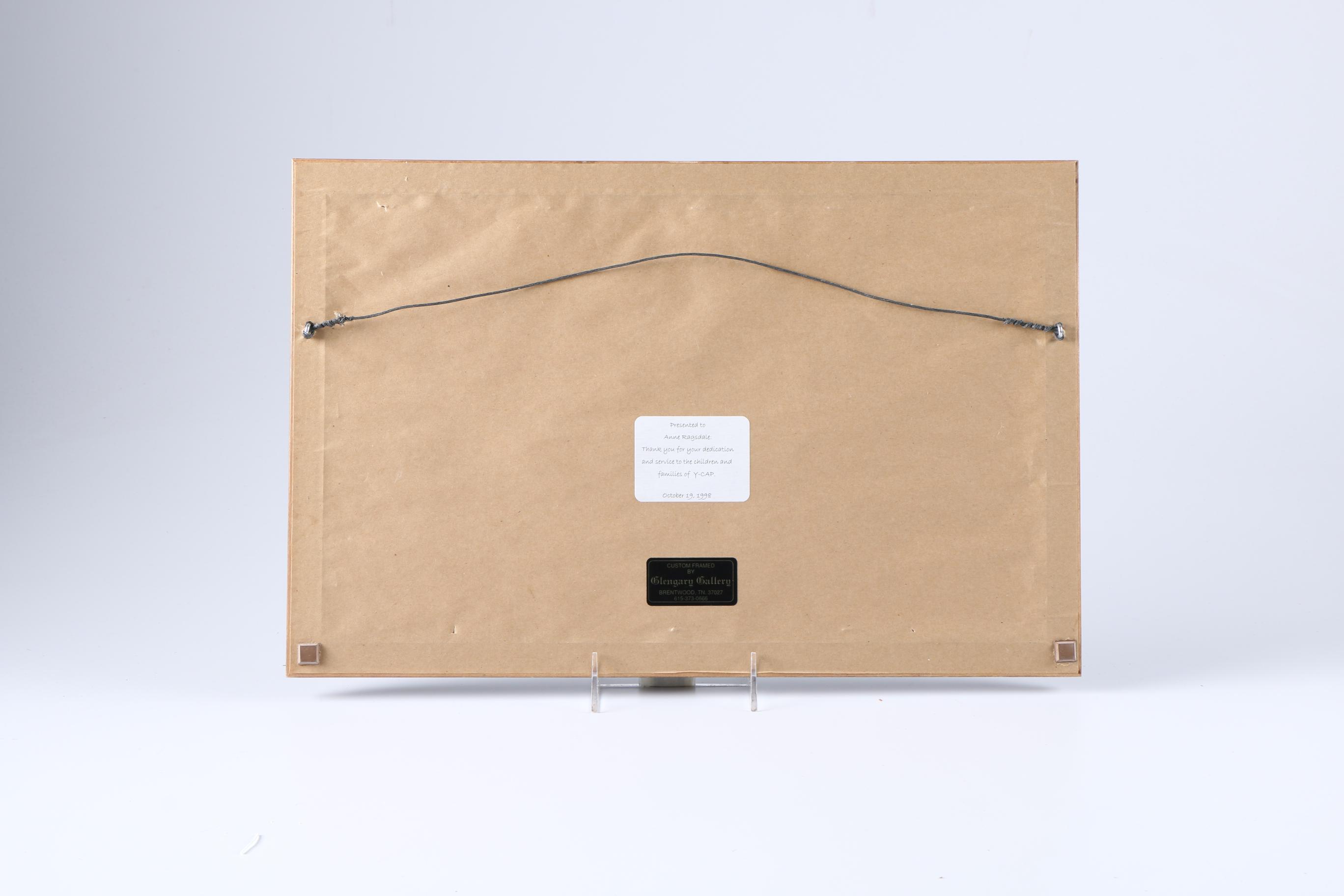 J. Warren Colored Pencil Drawing of Architecture