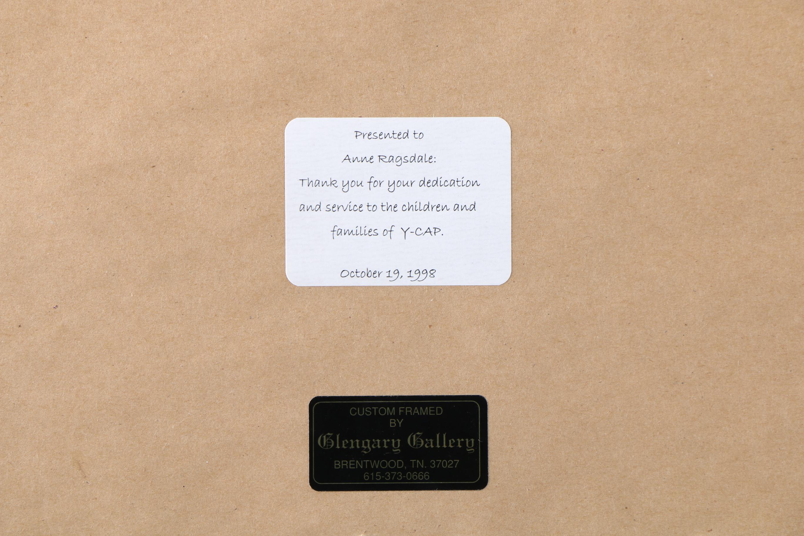 J. Warren Colored Pencil Drawing of Architecture