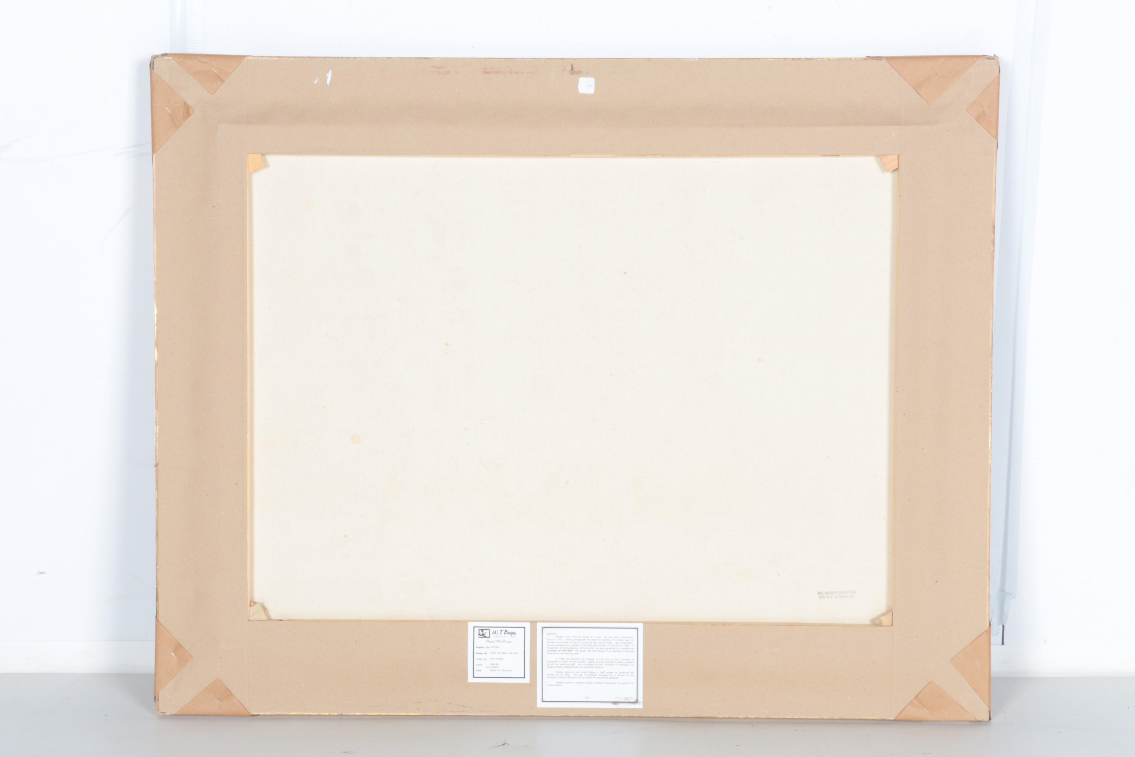 Shelby Oil Painting on Canvas "Vase of Daisies"