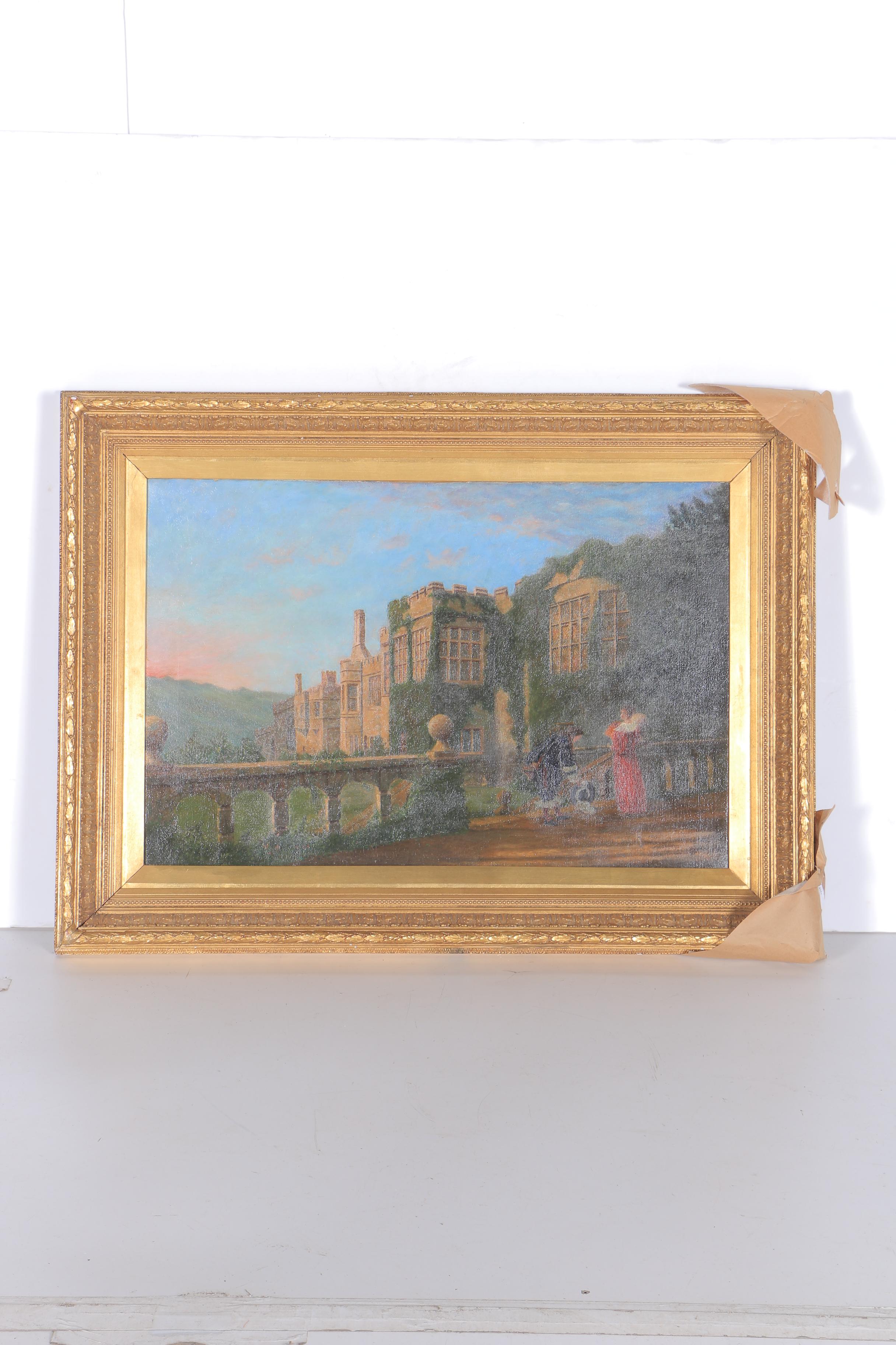 Bond Oil Painting on Canvas "Castle"