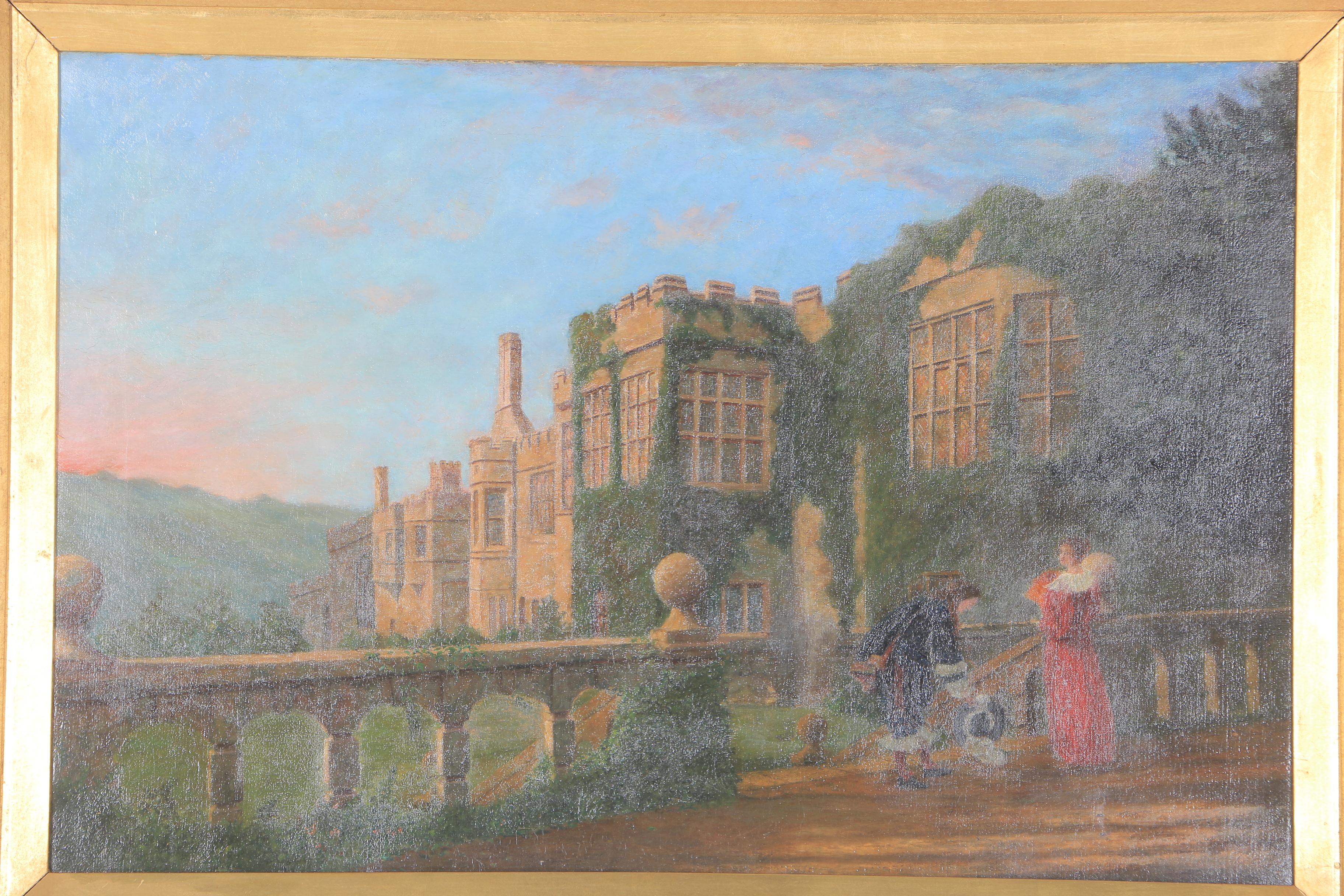 Bond Oil Painting on Canvas "Castle"