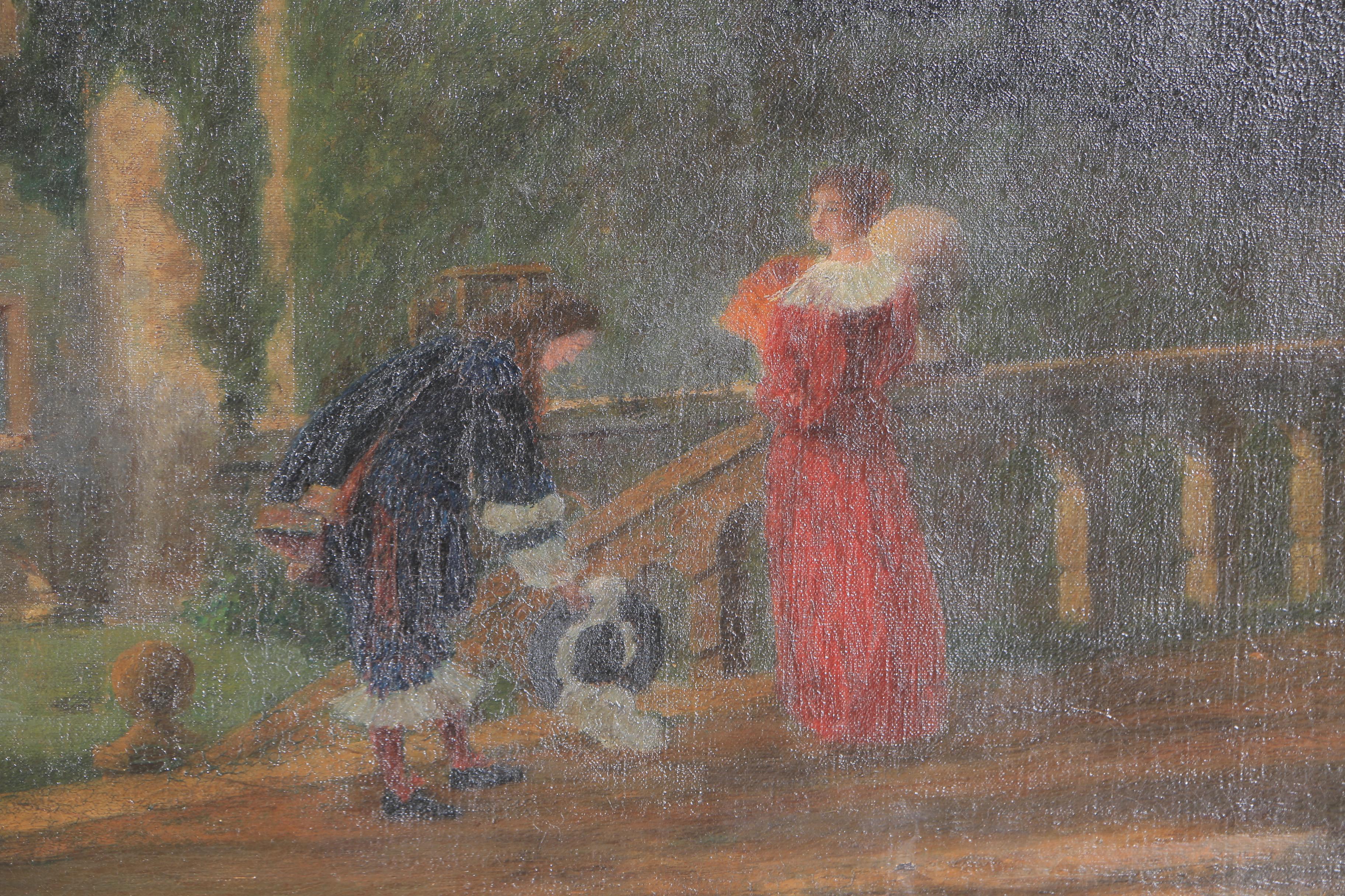 Bond Oil Painting on Canvas "Castle"