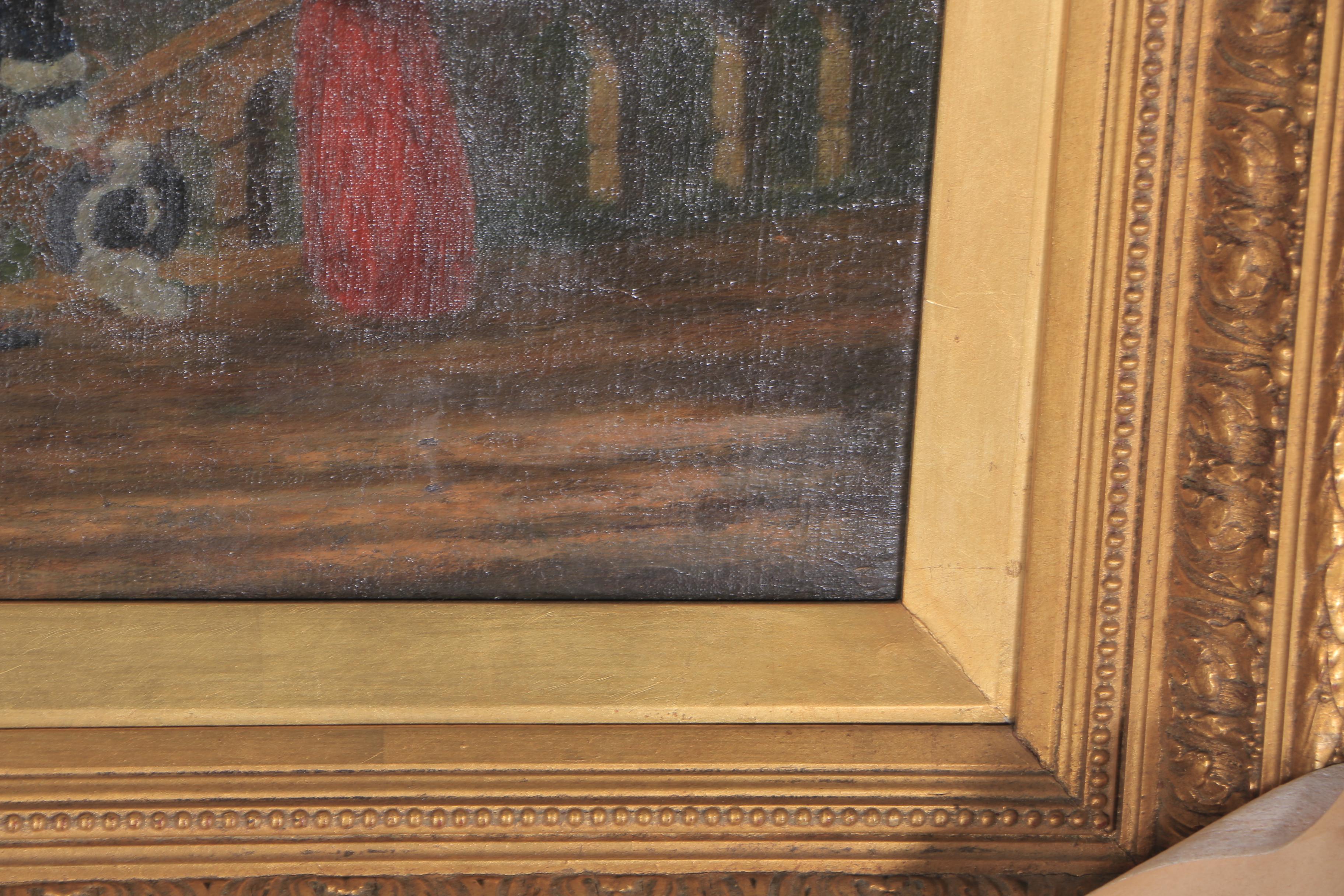 Bond Oil Painting on Canvas "Castle"