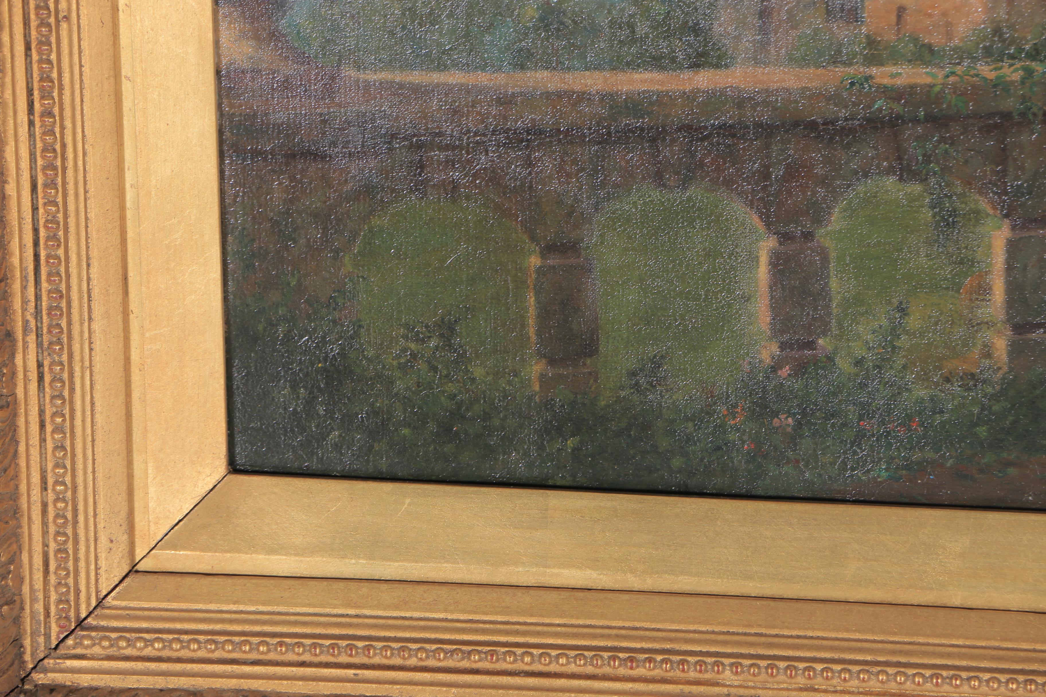 Bond Oil Painting on Canvas "Castle"