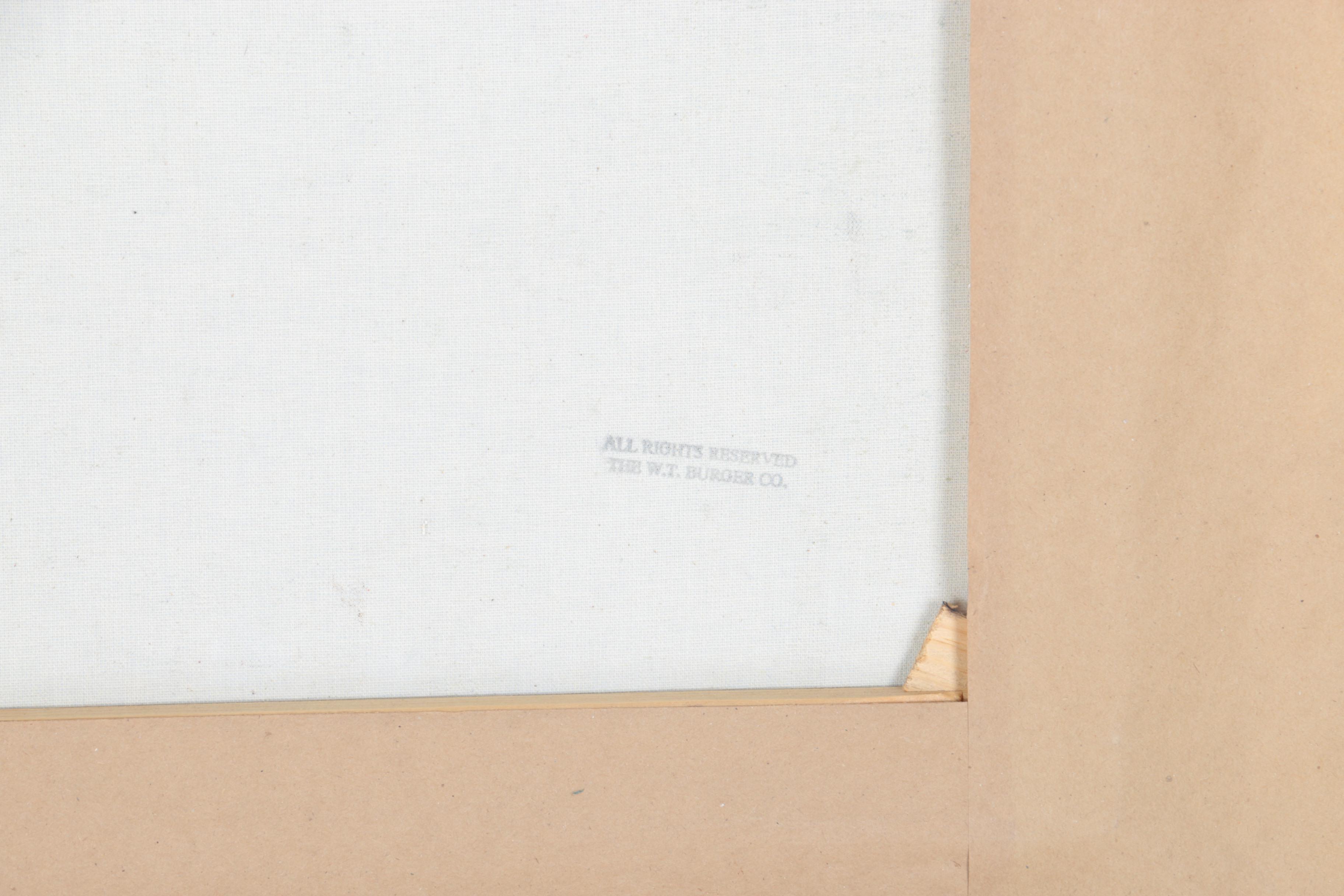 Peter Ho Oil on Canvas "Patio With Umbrella"