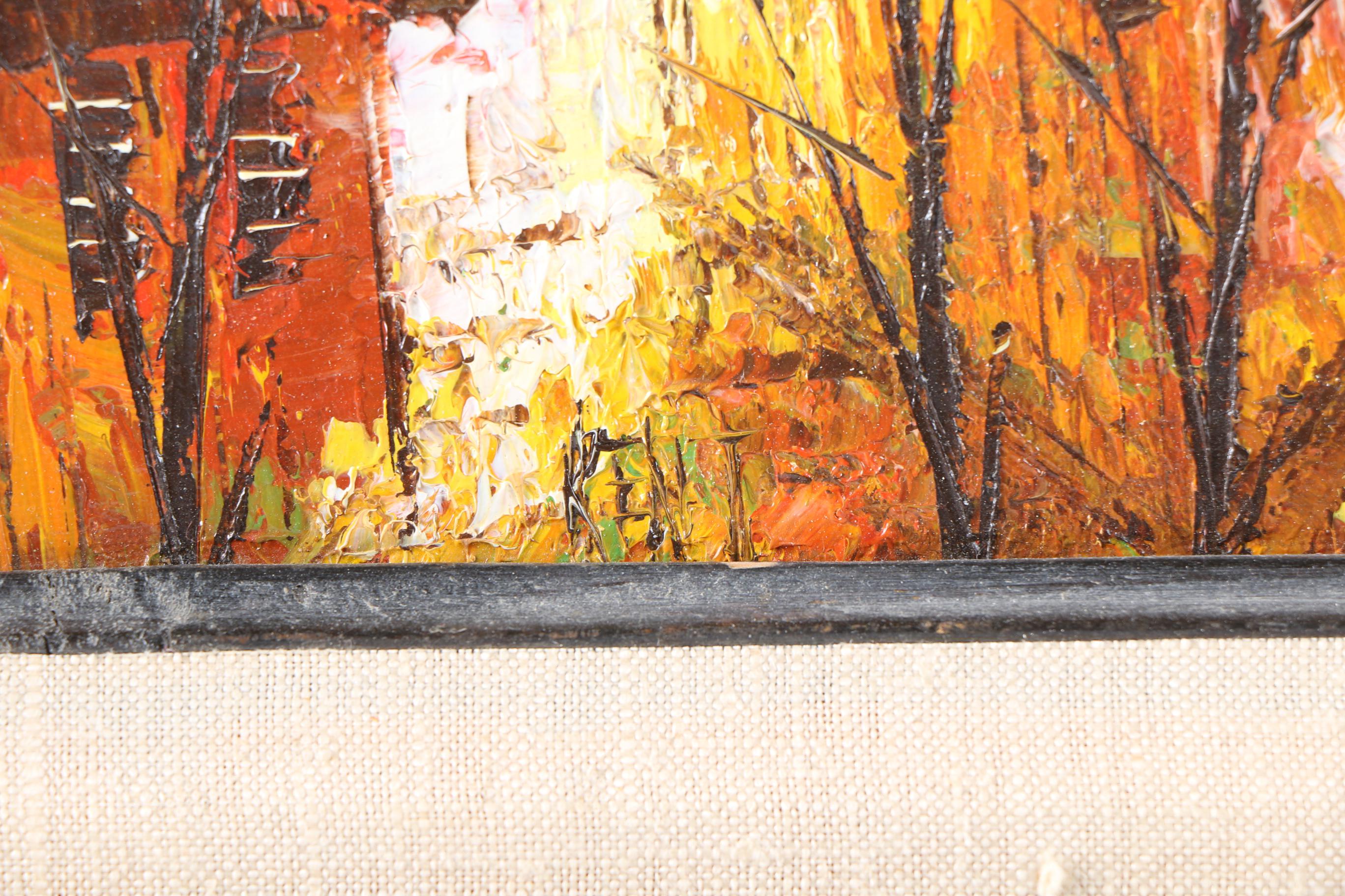 Kent Abstract Oil Paintings on Canvas