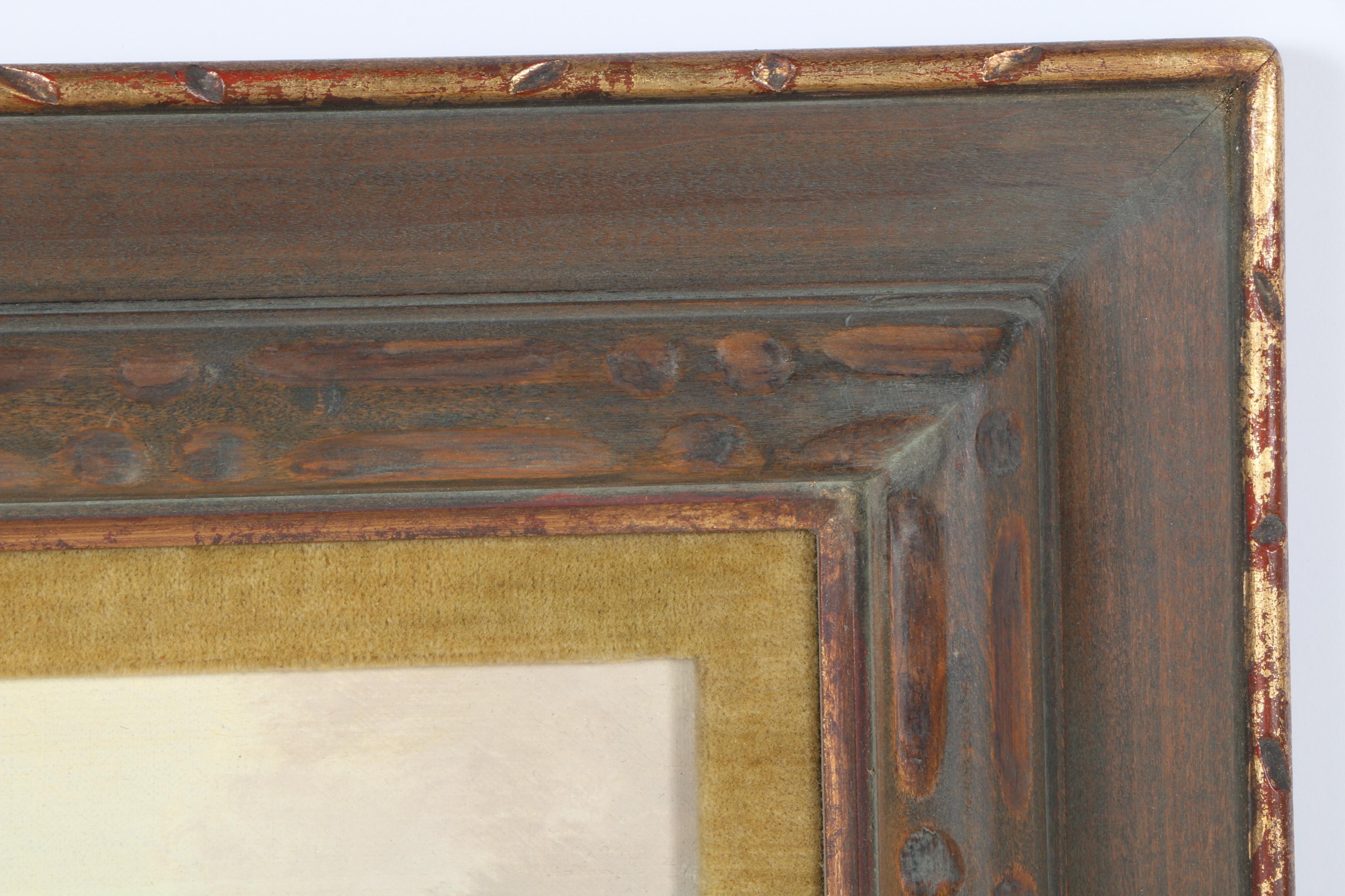 Oil Painting on Canvas of a European Village