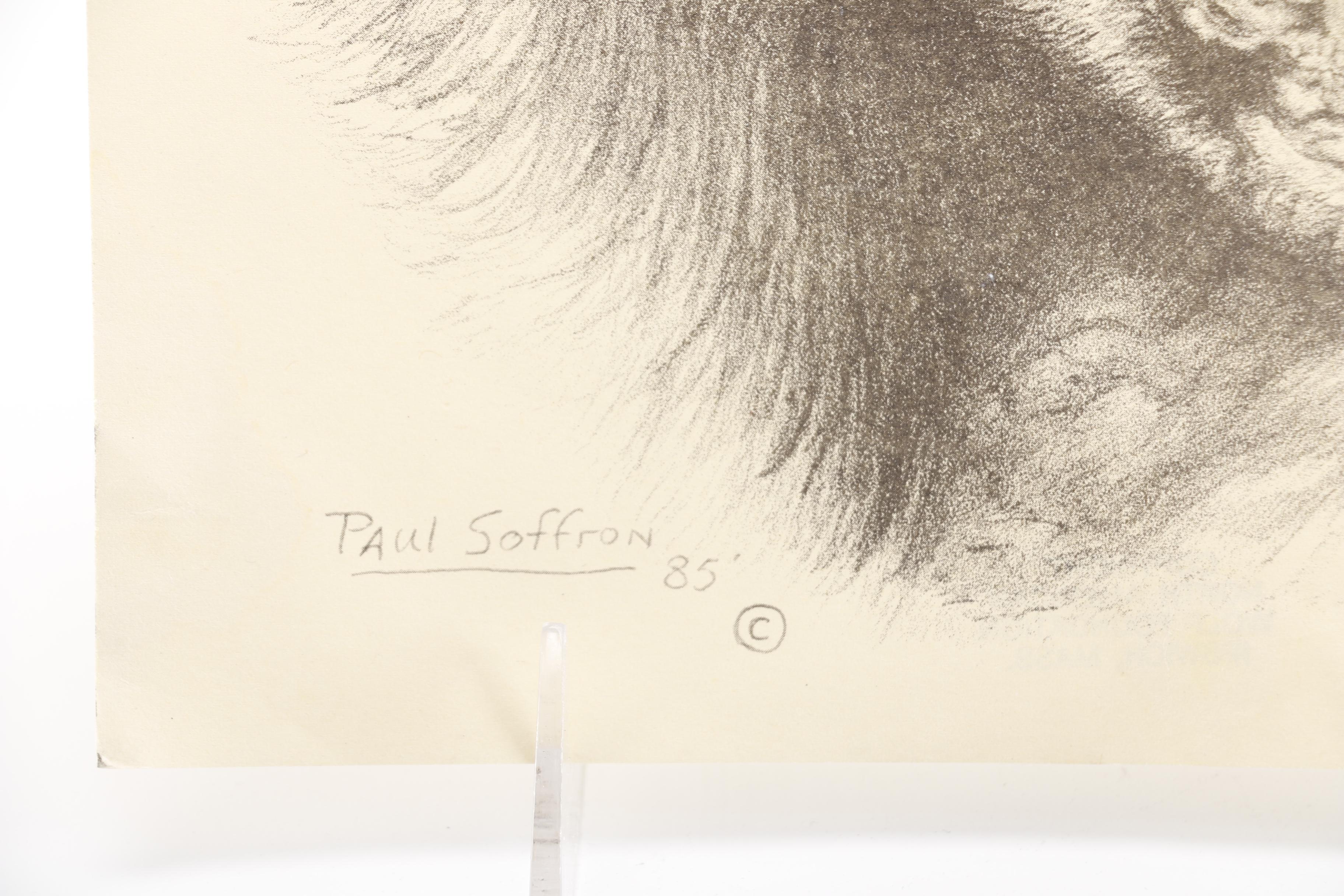 Paul Soffron Lithographs of Wolves