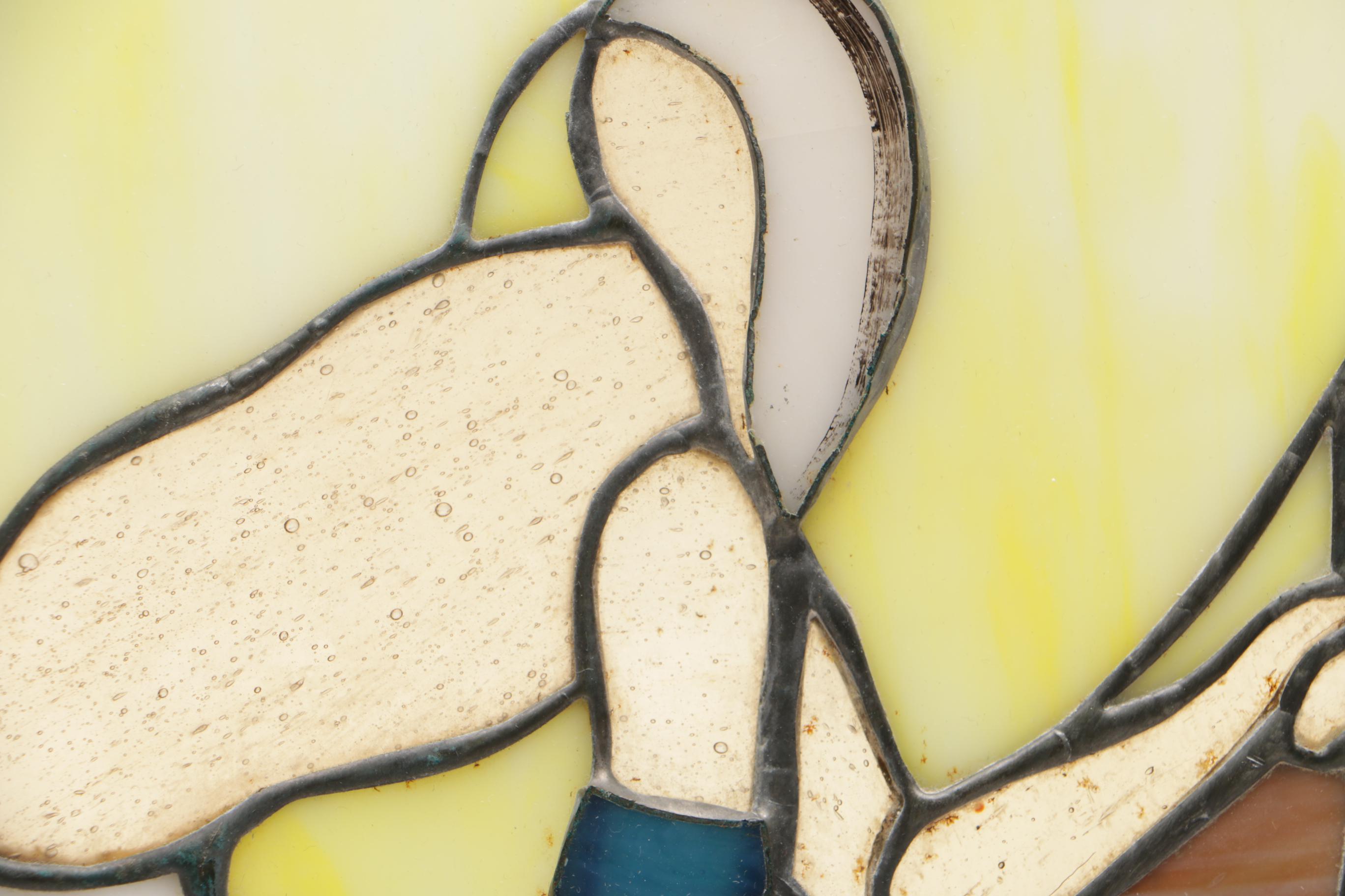 DeGrazia Limited Edition Mixed Media Stained Glass "Deer Dancer"