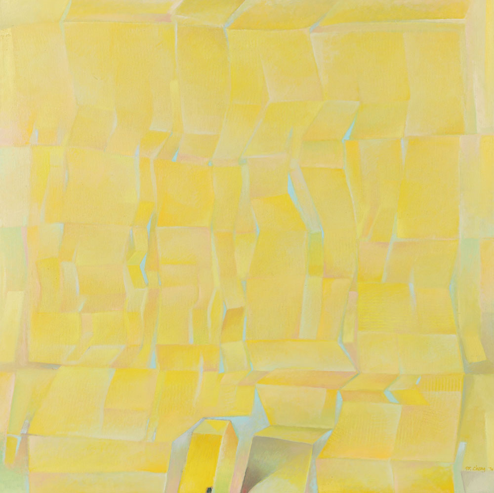 Mignonette Yin Cheng Abstract Oil Painting on Canvas