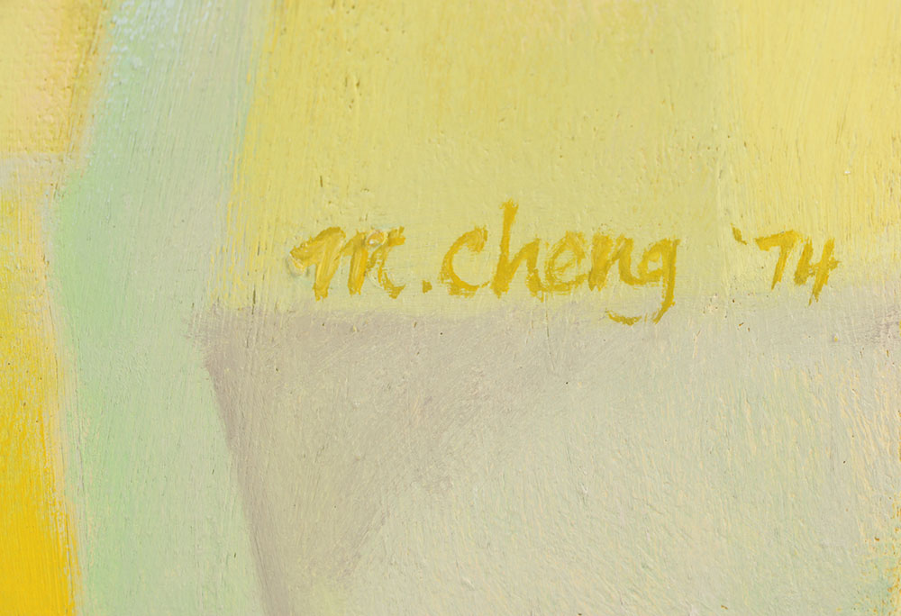 Mignonette Yin Cheng Abstract Oil Painting on Canvas