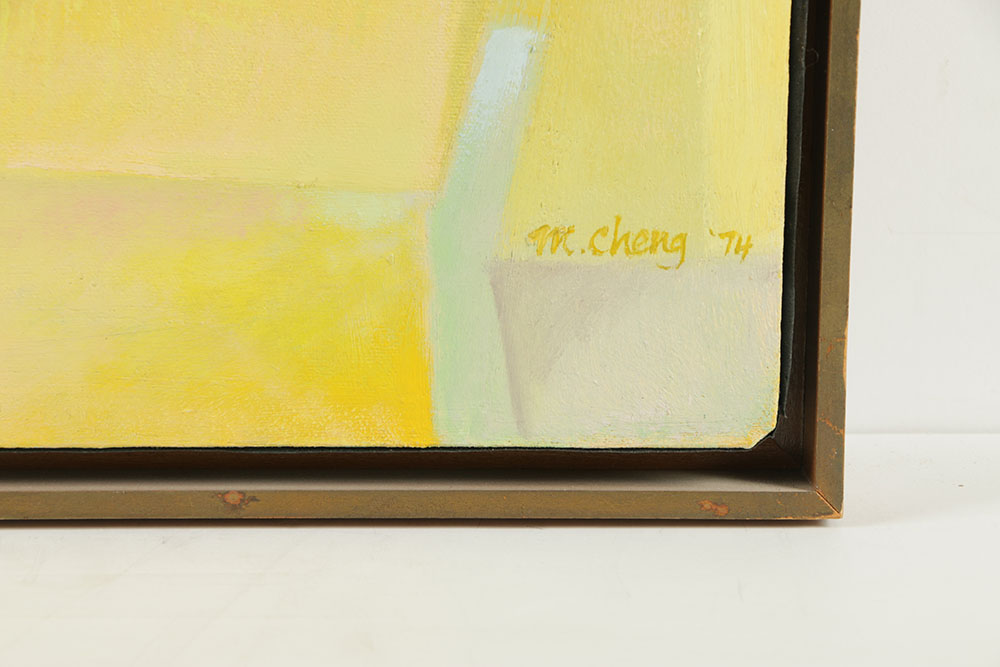 Mignonette Yin Cheng Abstract Oil Painting on Canvas