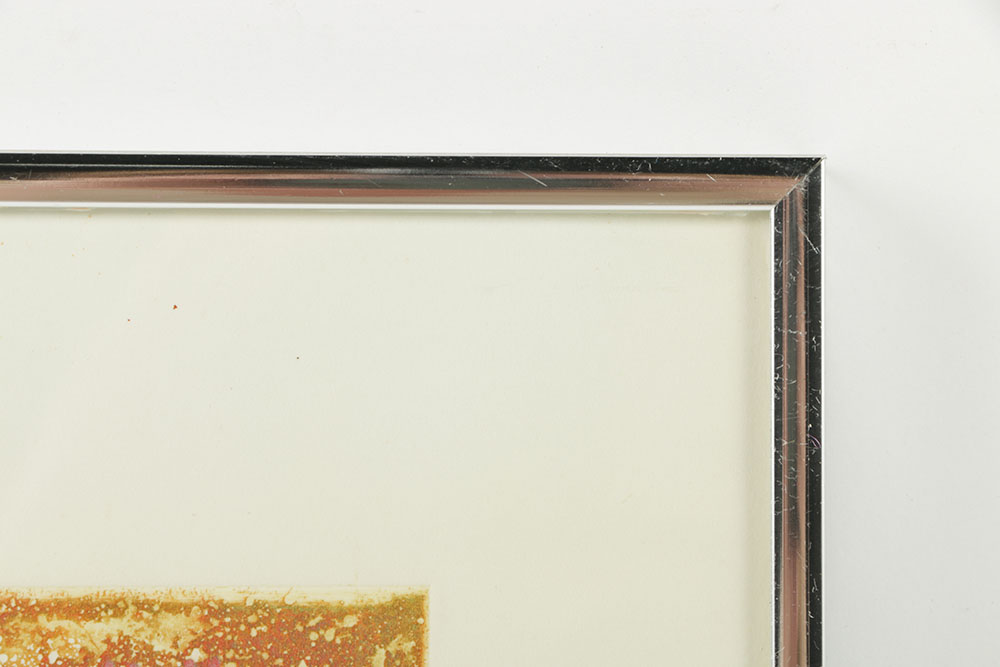 Limited Edition Kenji Ushiku Woodblock of Floral Still Life