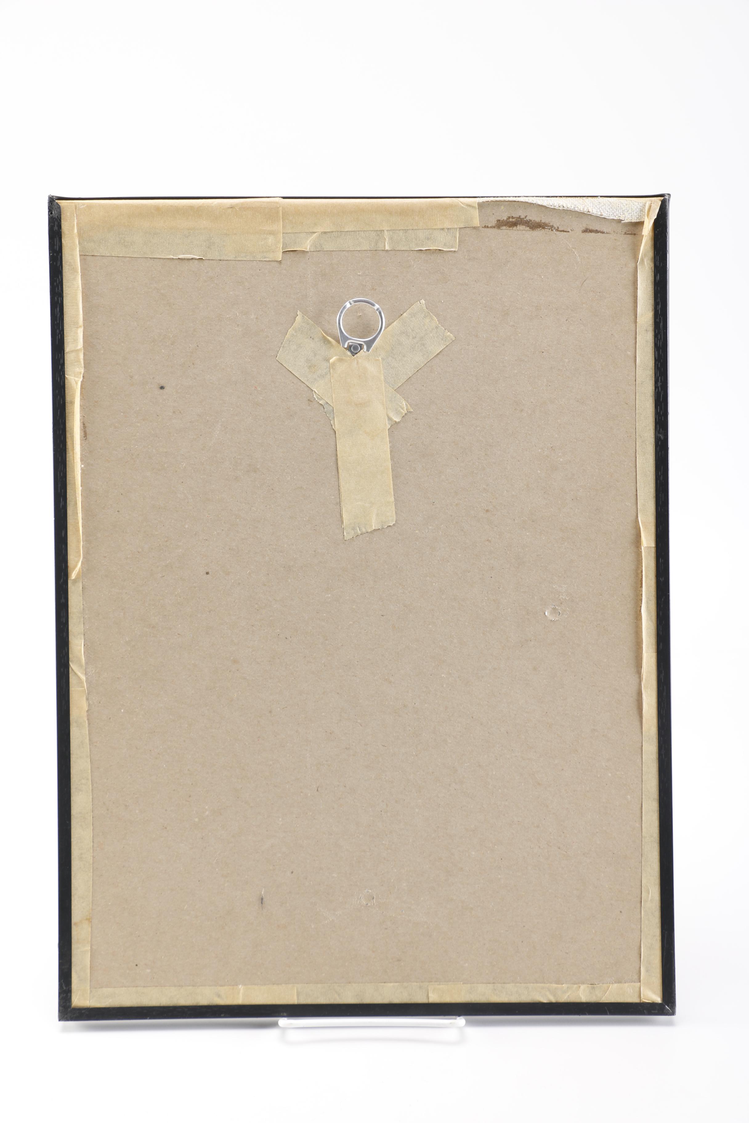 Pair of Framed Embroidered Artworks of Girls