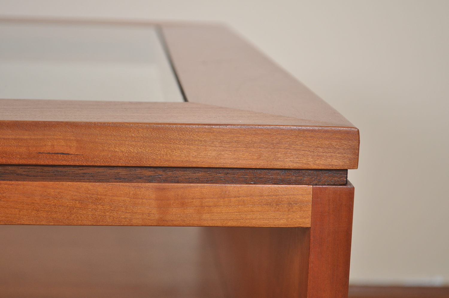 Stickley Furniture Glass Top Coffee Table