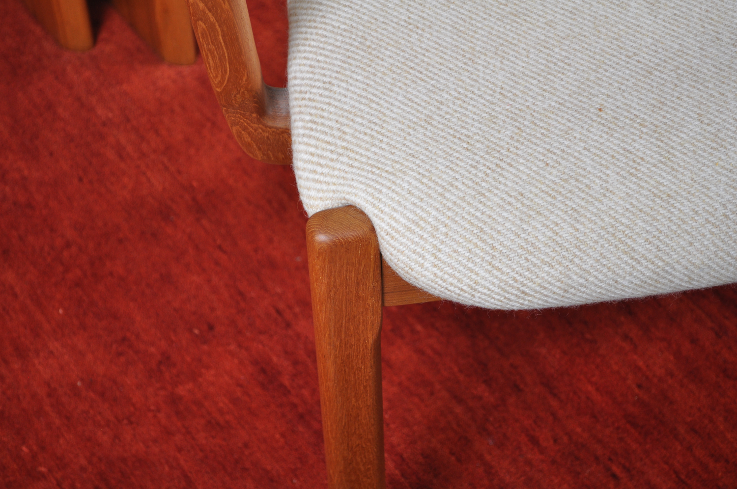 Danish Modern Teak Dining Table and Chairs by Benny Lindén