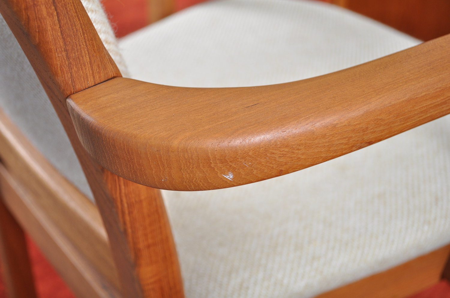 Danish Modern Teak Dining Table and Chairs by Benny Lindén