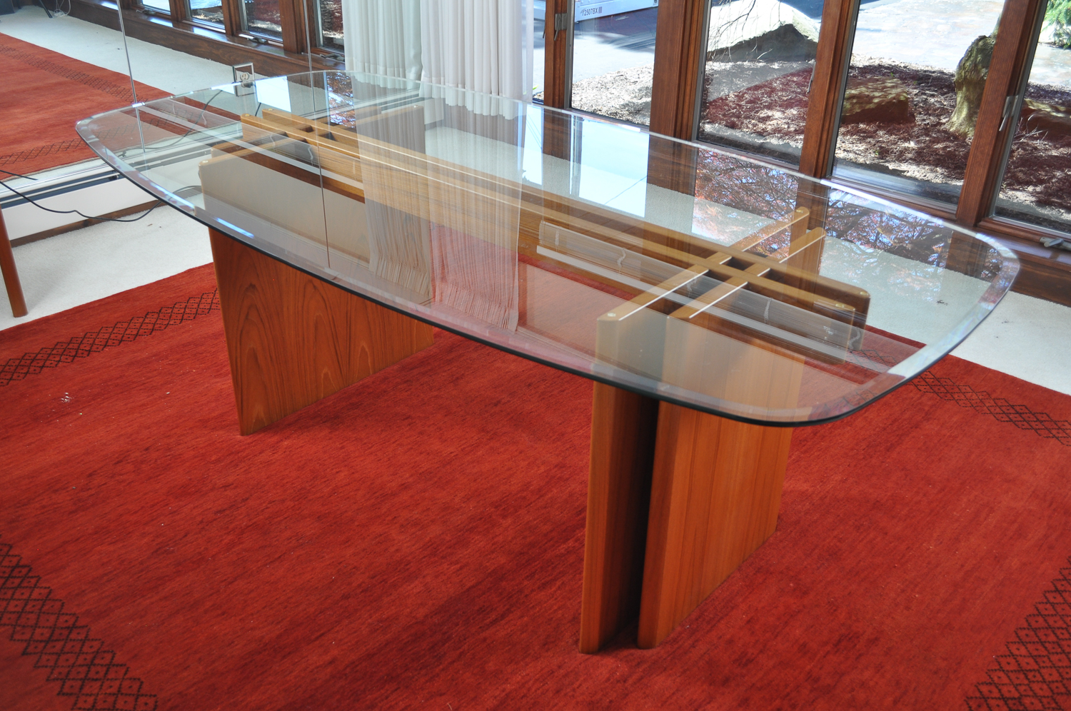 Danish Modern Teak Dining Table and Chairs by Benny Lindén