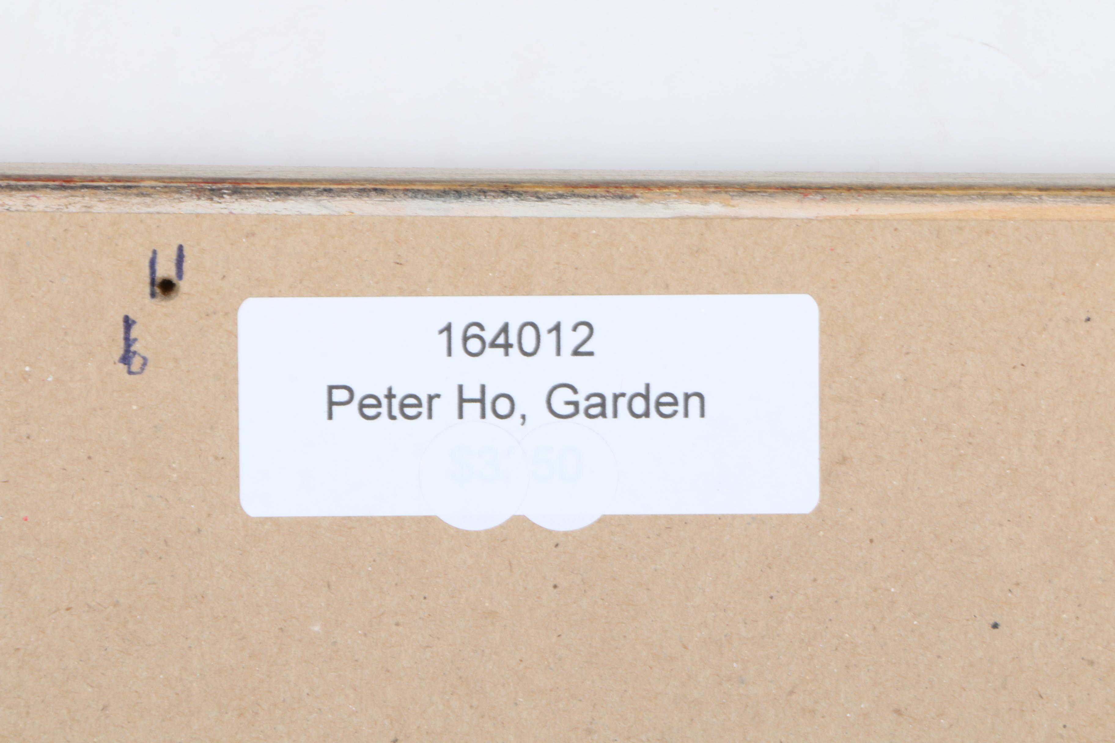 Peter Ho Oil Painting on Canvas "Flower Garden"