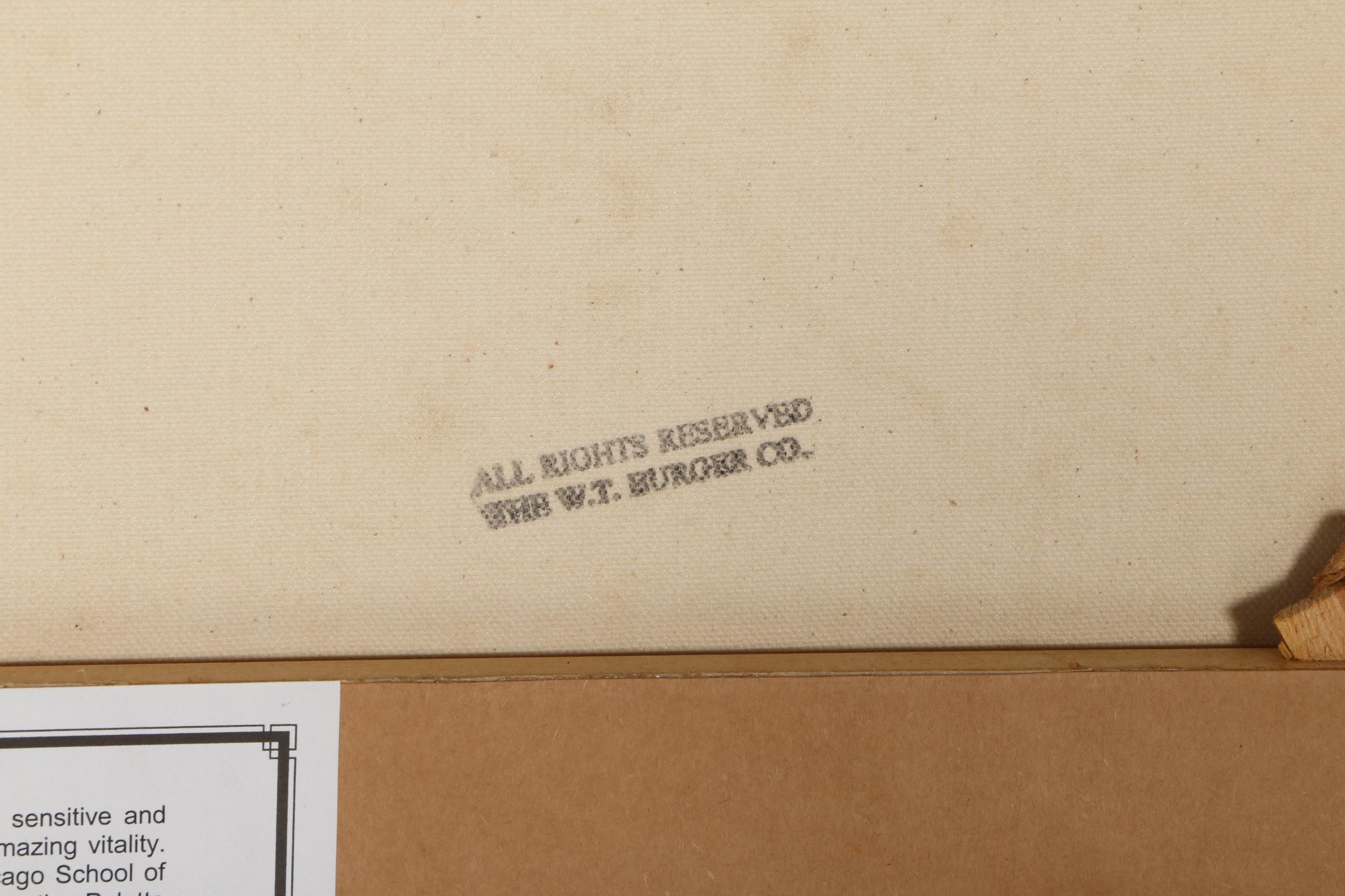 Richard Bagguley Oil on Canvas "New England Landscape"