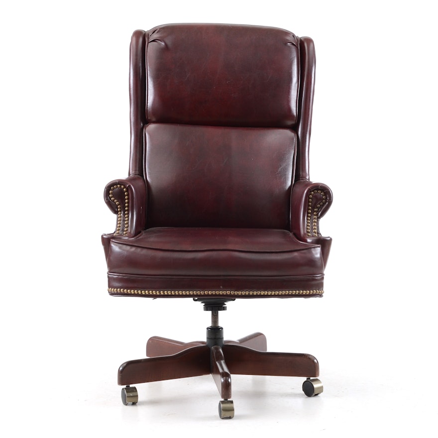 Red Leather Office Chair